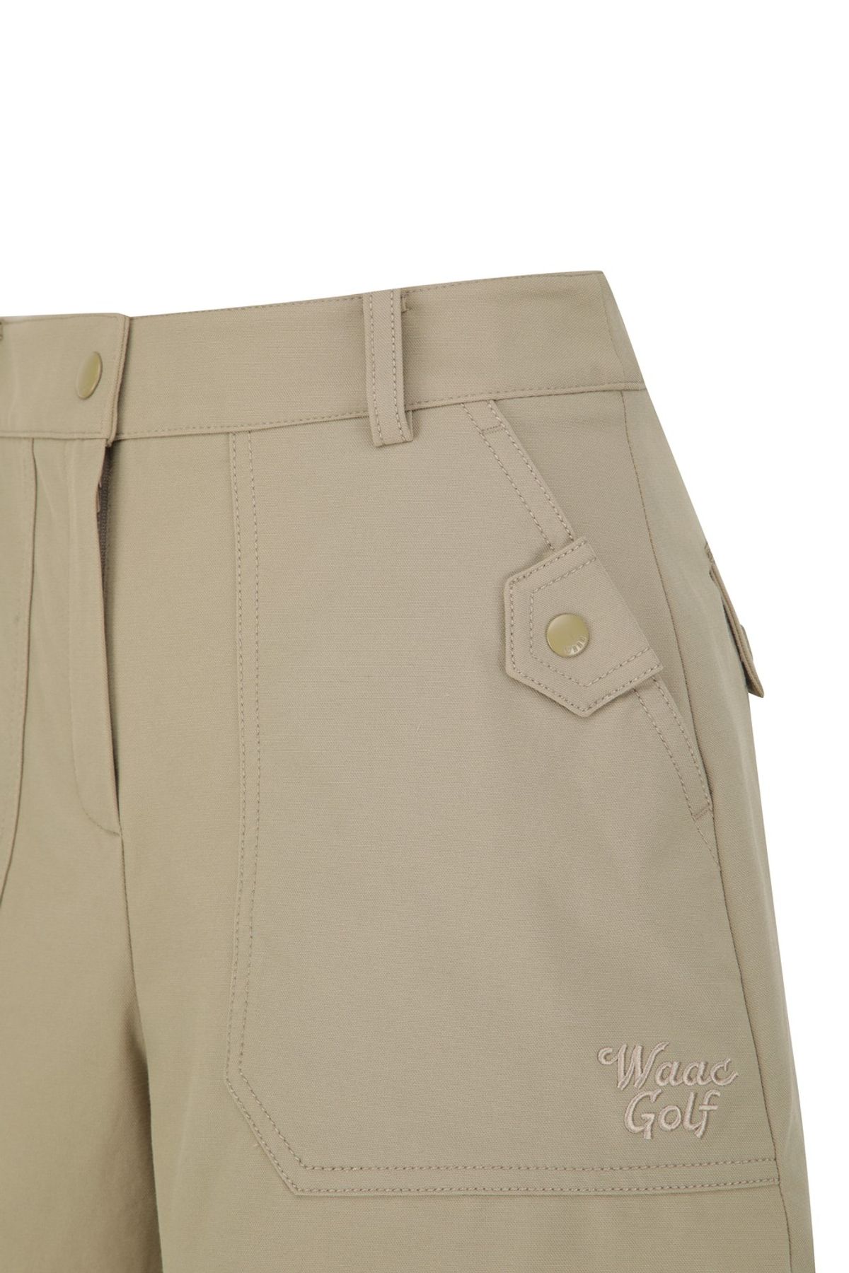 왁(WAAC) Women Big Pocket Shorts_WWPNM25205BEX