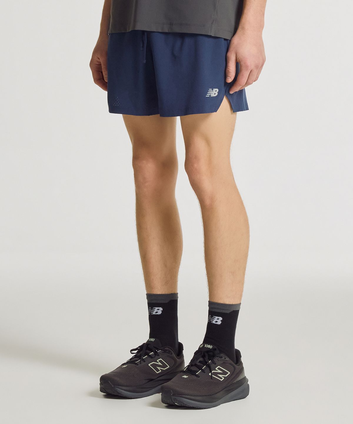 뉴발란스(NEW BALANCE) NBNVG36201 / MEN RC 쇼츠 5인치 (NAVY)