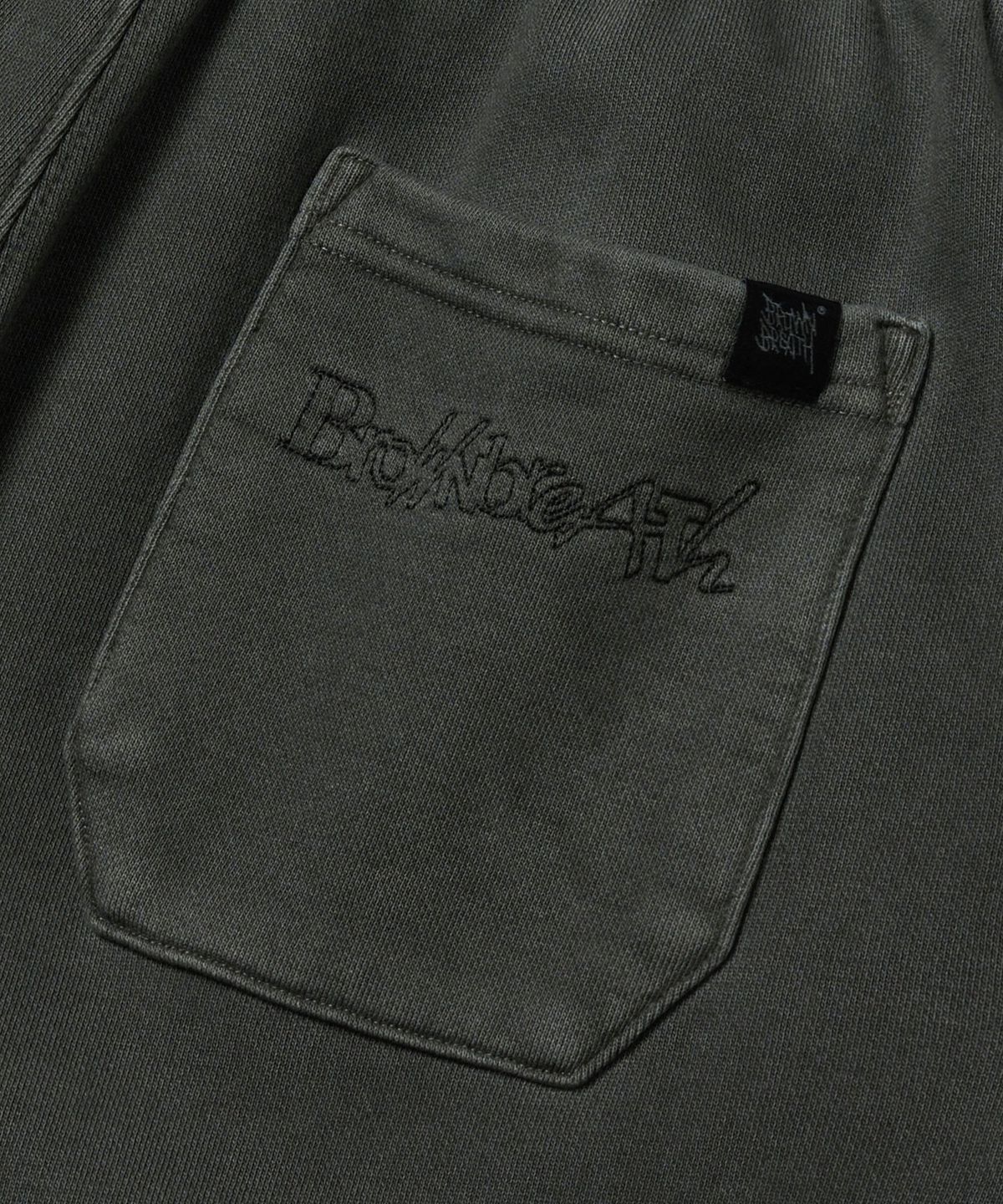 브라운브레스(BROWNBREATH) W MERGE BB PIGMENT LONG PANTS - CHARCOAL