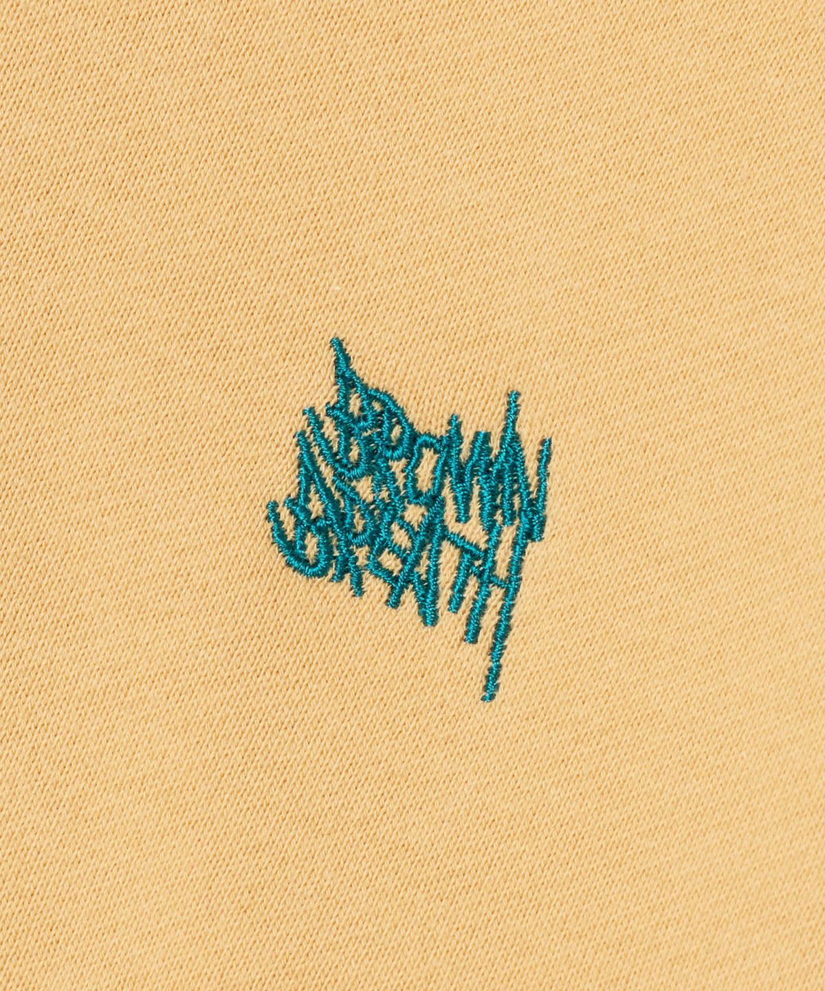 브라운브레스(BROWNBREATH) W BUBBLE TAG HOODIE - ORANGE