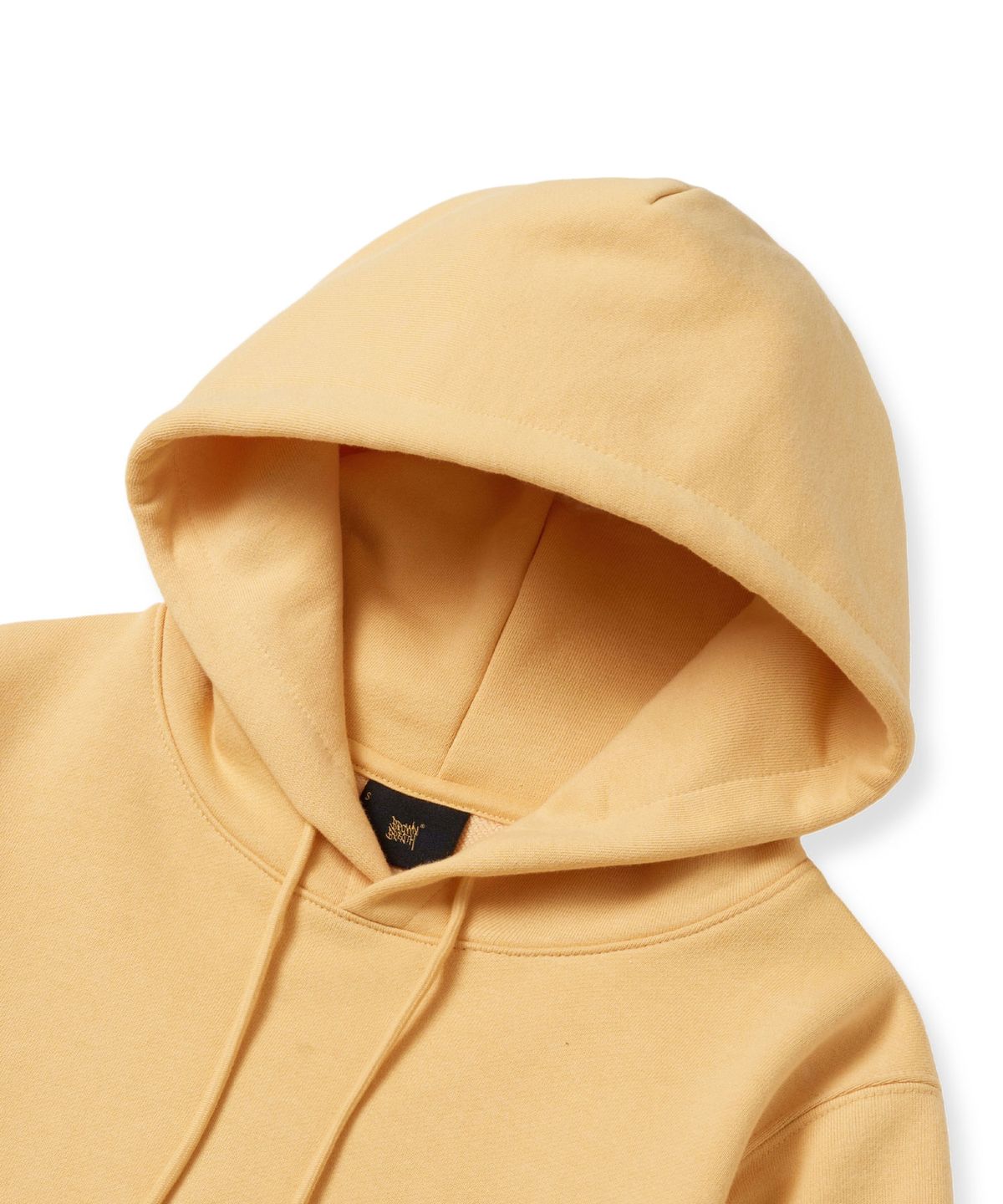 브라운브레스(BROWNBREATH) W BUBBLE TAG HOODIE - ORANGE