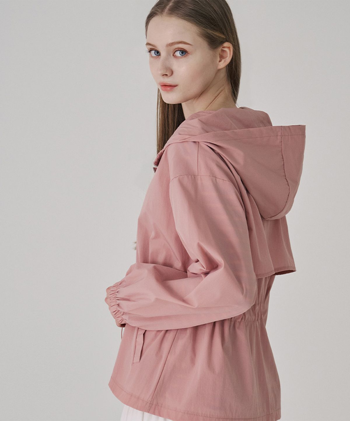 숲(SOUP) 레귤러핏 스트링 후디 점퍼(SB3JPF1)