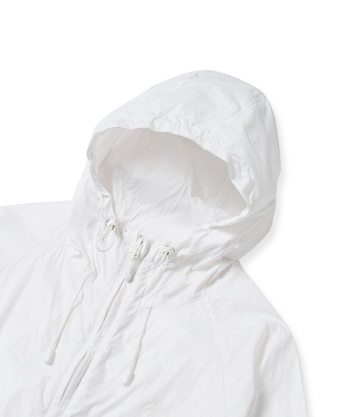 브라운브레스(BROWNBREATH) W TAG PACKABLE WINDBREAKER - WHITE