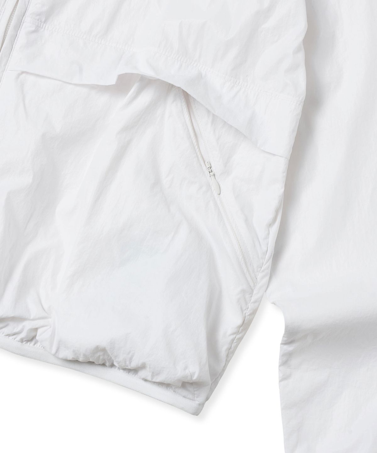 브라운브레스(BROWNBREATH) W TAG PACKABLE WINDBREAKER - WHITE
