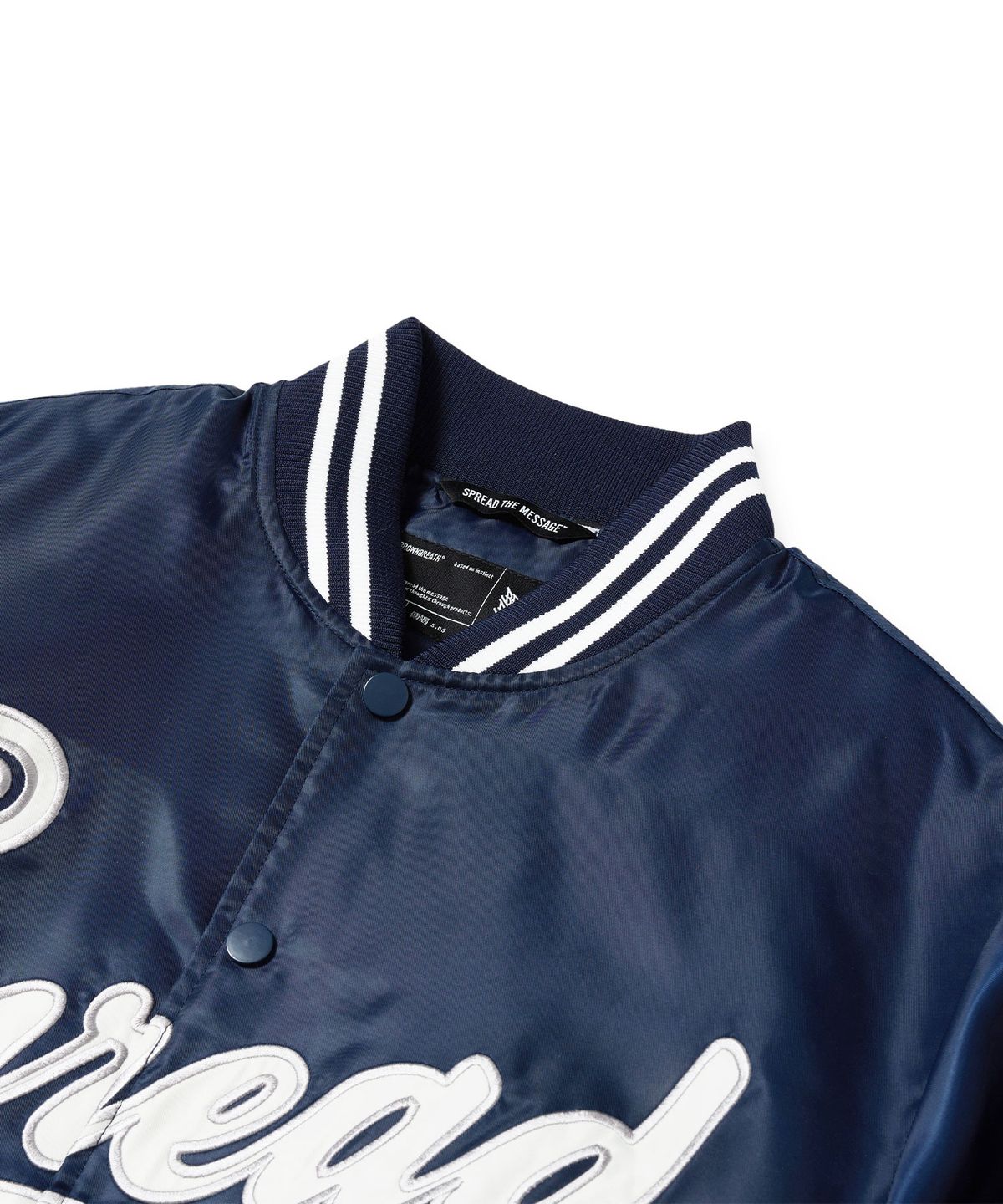 브라운브레스(BROWNBREATH) W BASEBALL PADDING JACKET - NAVY