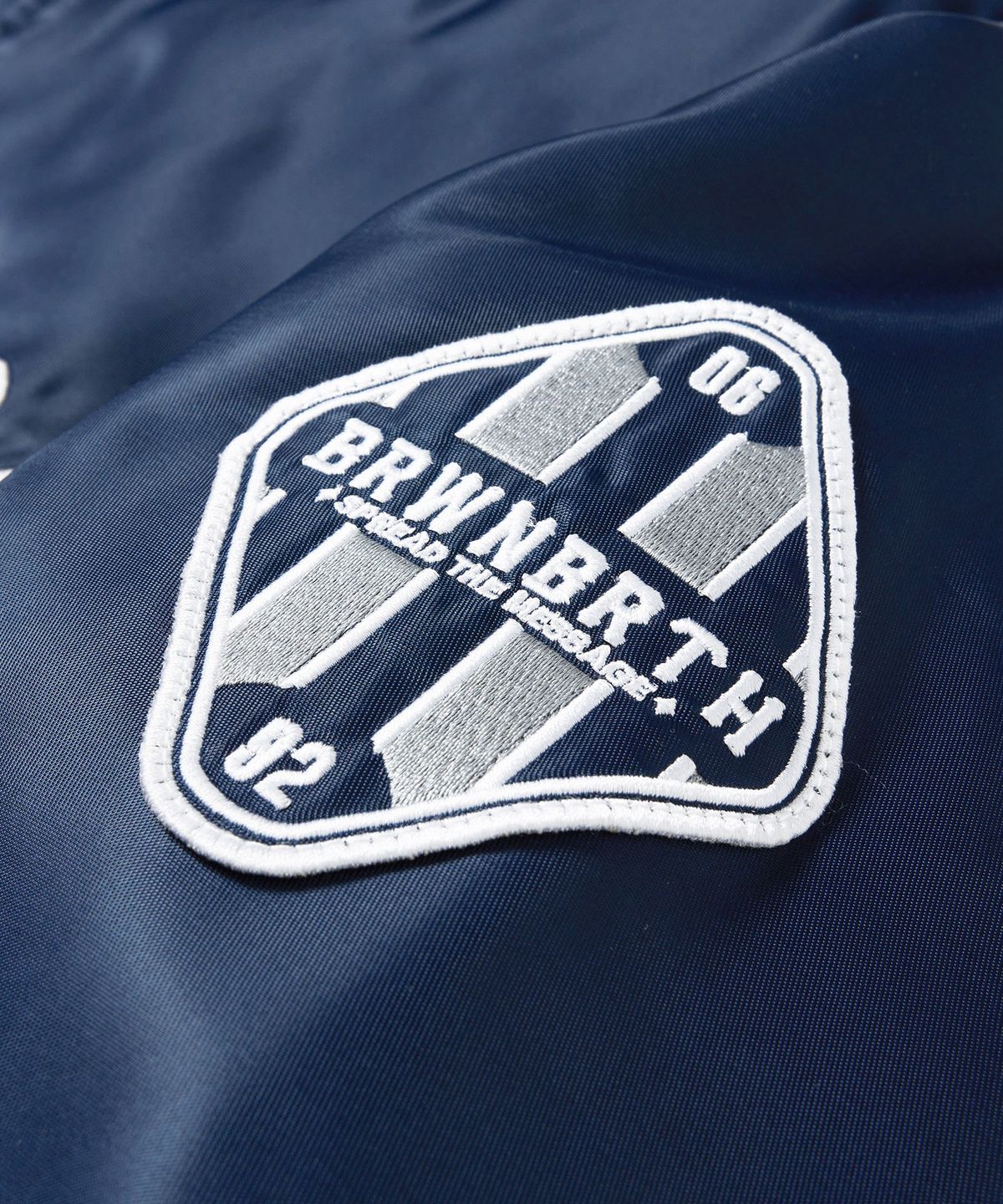 브라운브레스(BROWNBREATH) W BASEBALL PADDING JACKET - NAVY