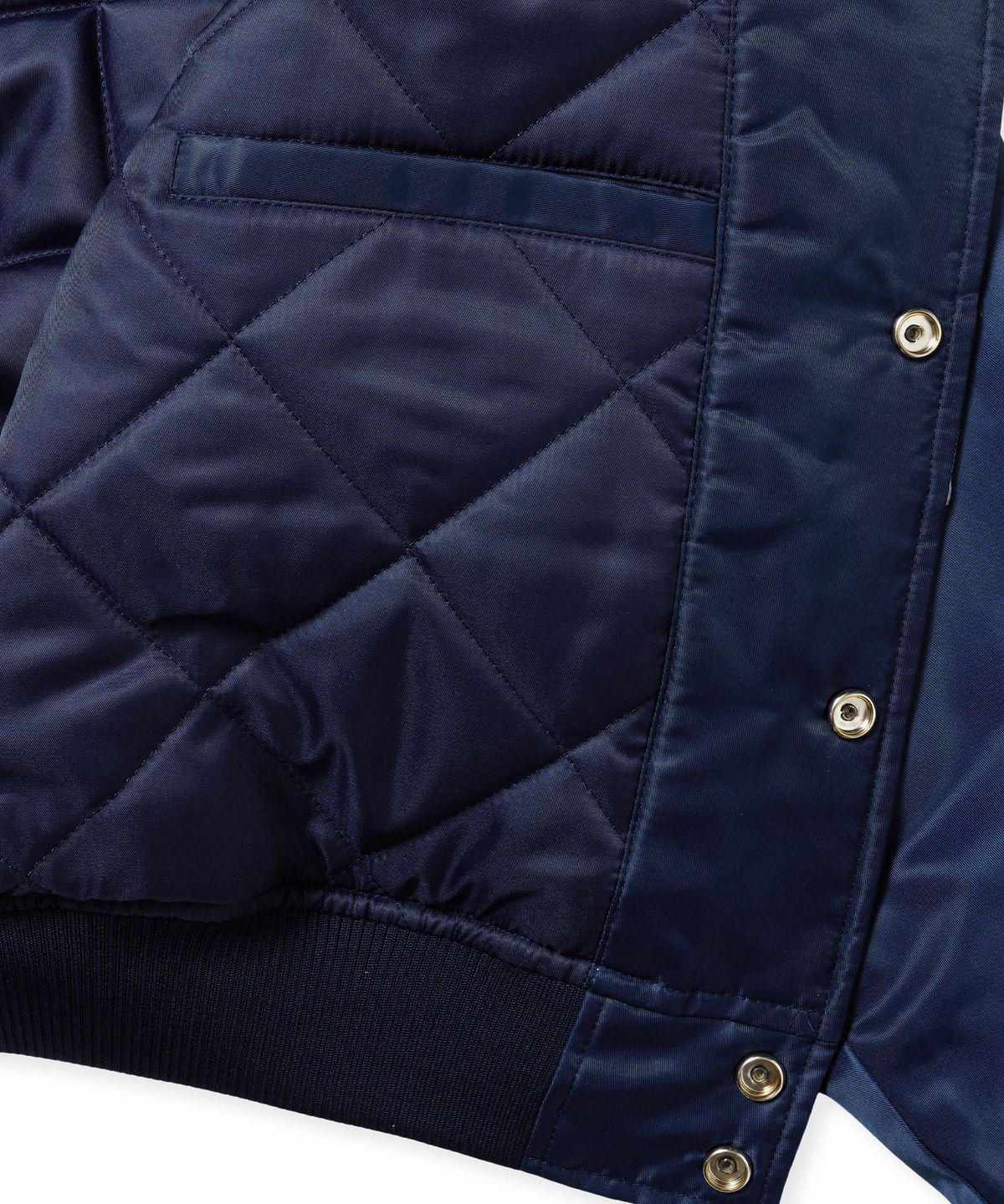 브라운브레스(BROWNBREATH) W BASEBALL PADDING JACKET - NAVY