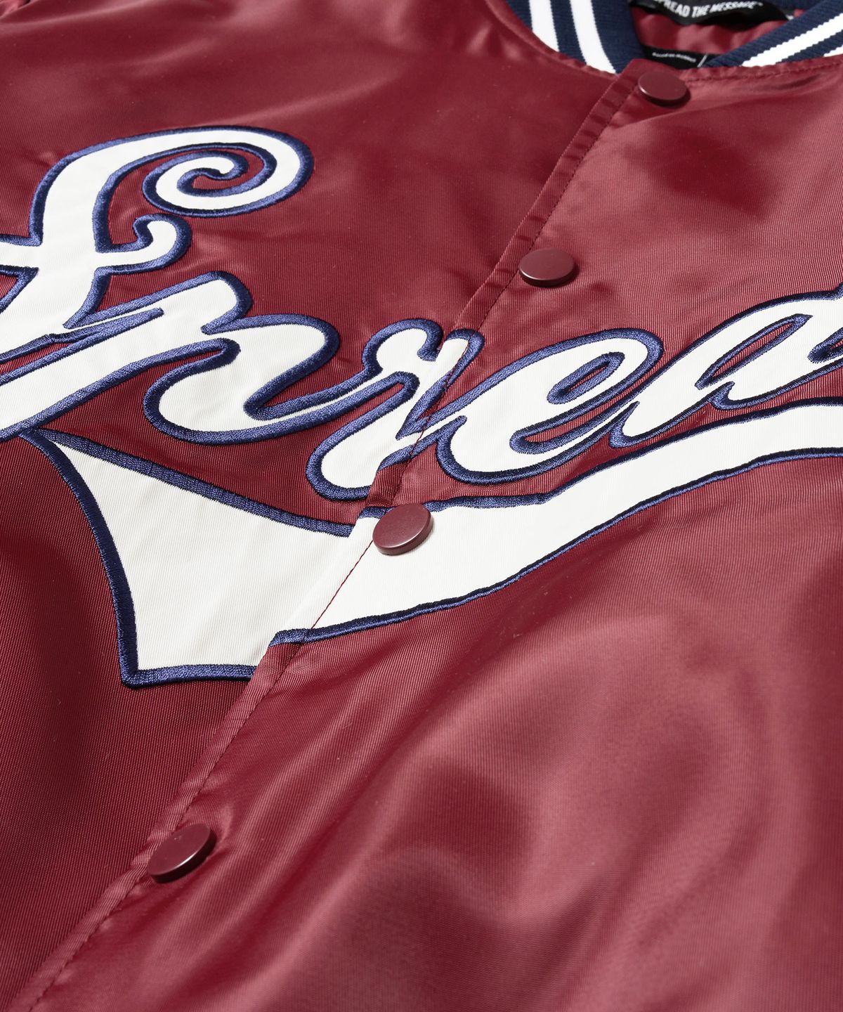 브라운브레스(BROWNBREATH) W BASEBALL PADDING JACKET - BURGUNDY