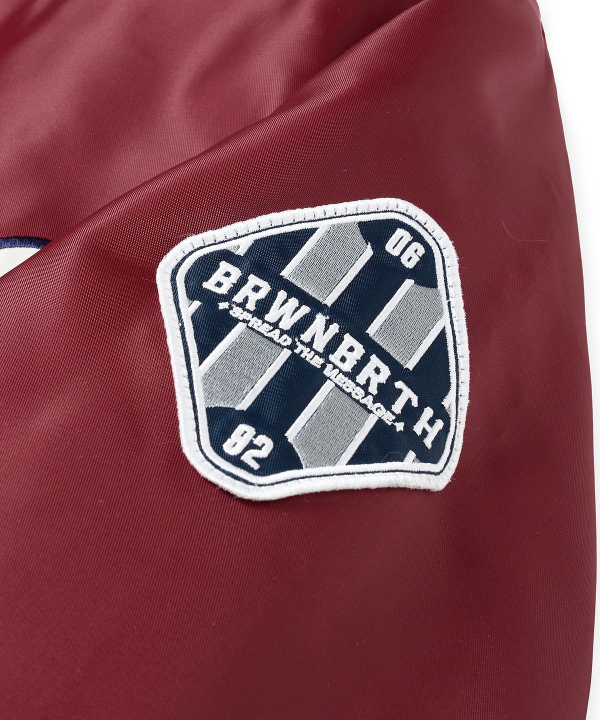 브라운브레스(BROWNBREATH) W BASEBALL PADDING JACKET - BURGUNDY