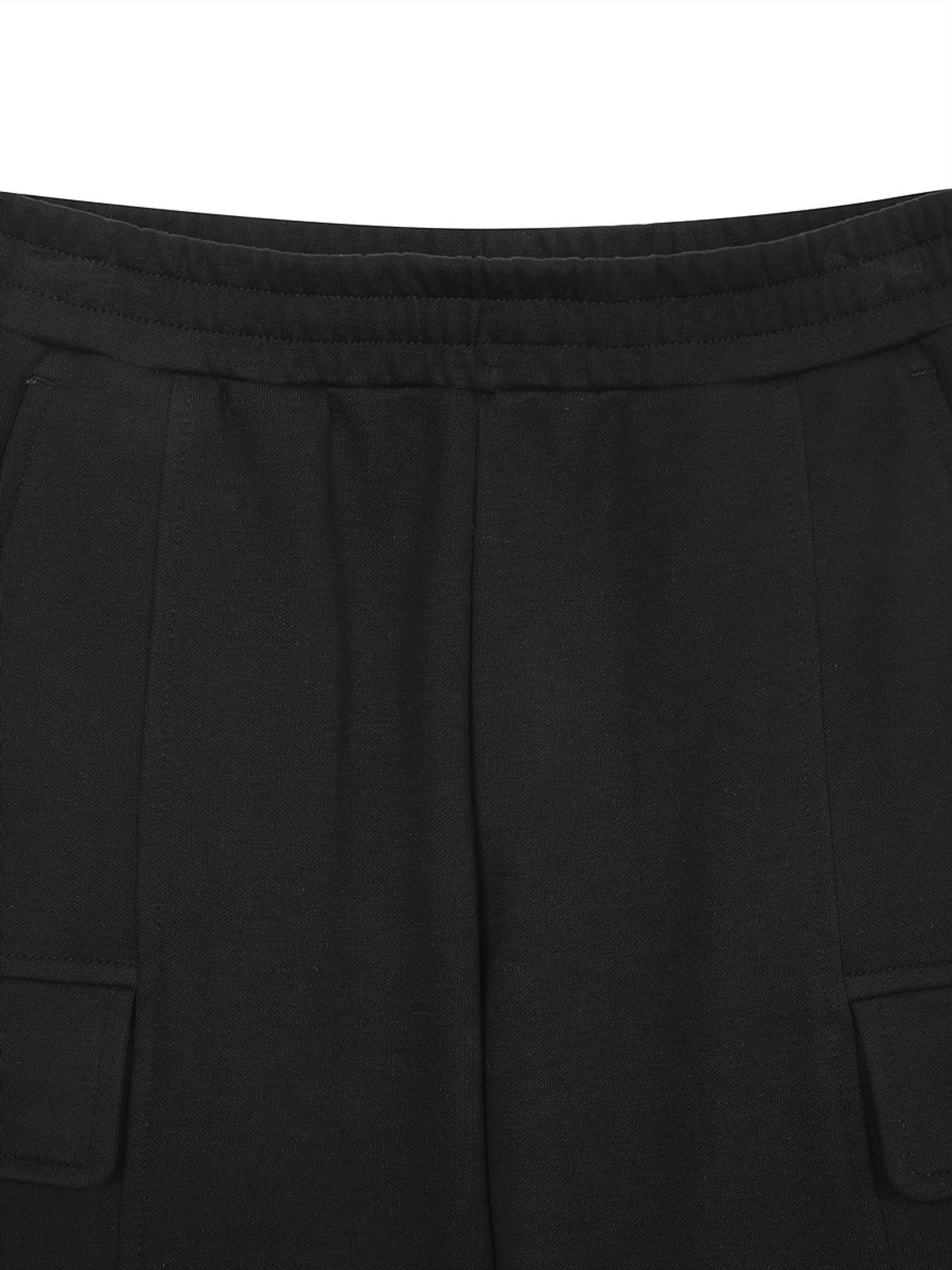 디스커버리 키즈(DISCOVERY KIDS) 키즈 에센셜 트레이닝 아웃포켓 스트레이트 팬츠 (BLACK)