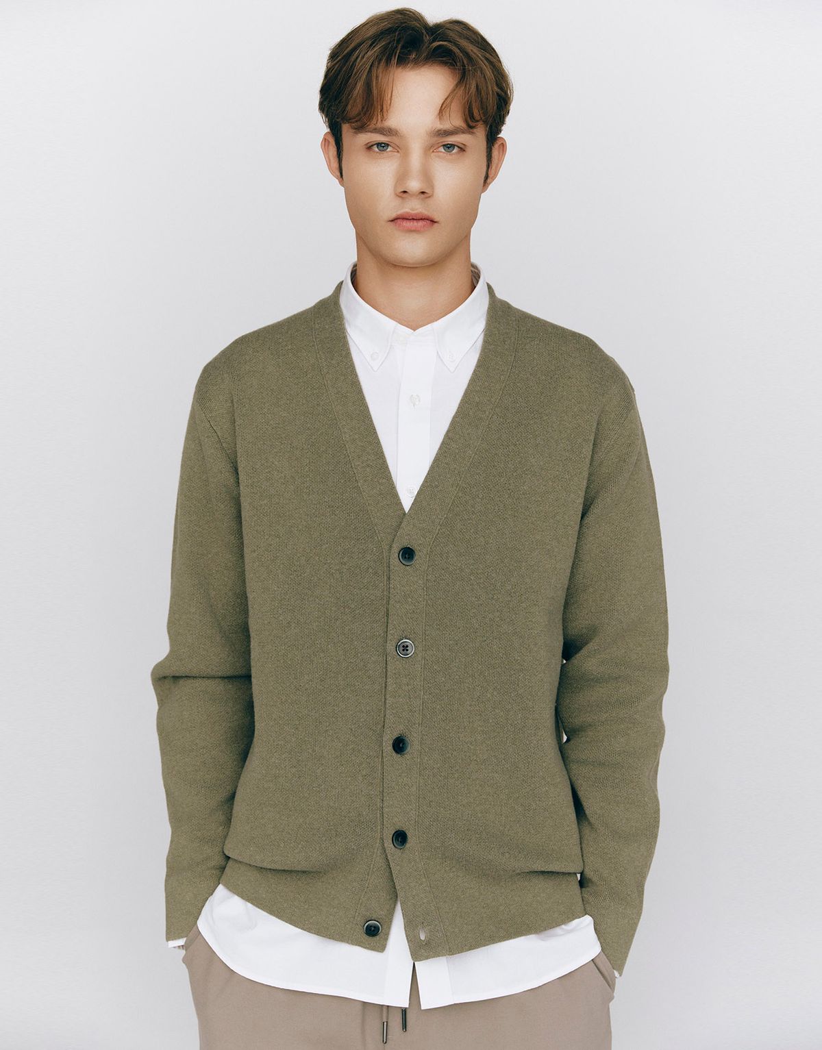 지오다노(GIORDANO) 브이넥 가디건(12GG) 055506 [3color]