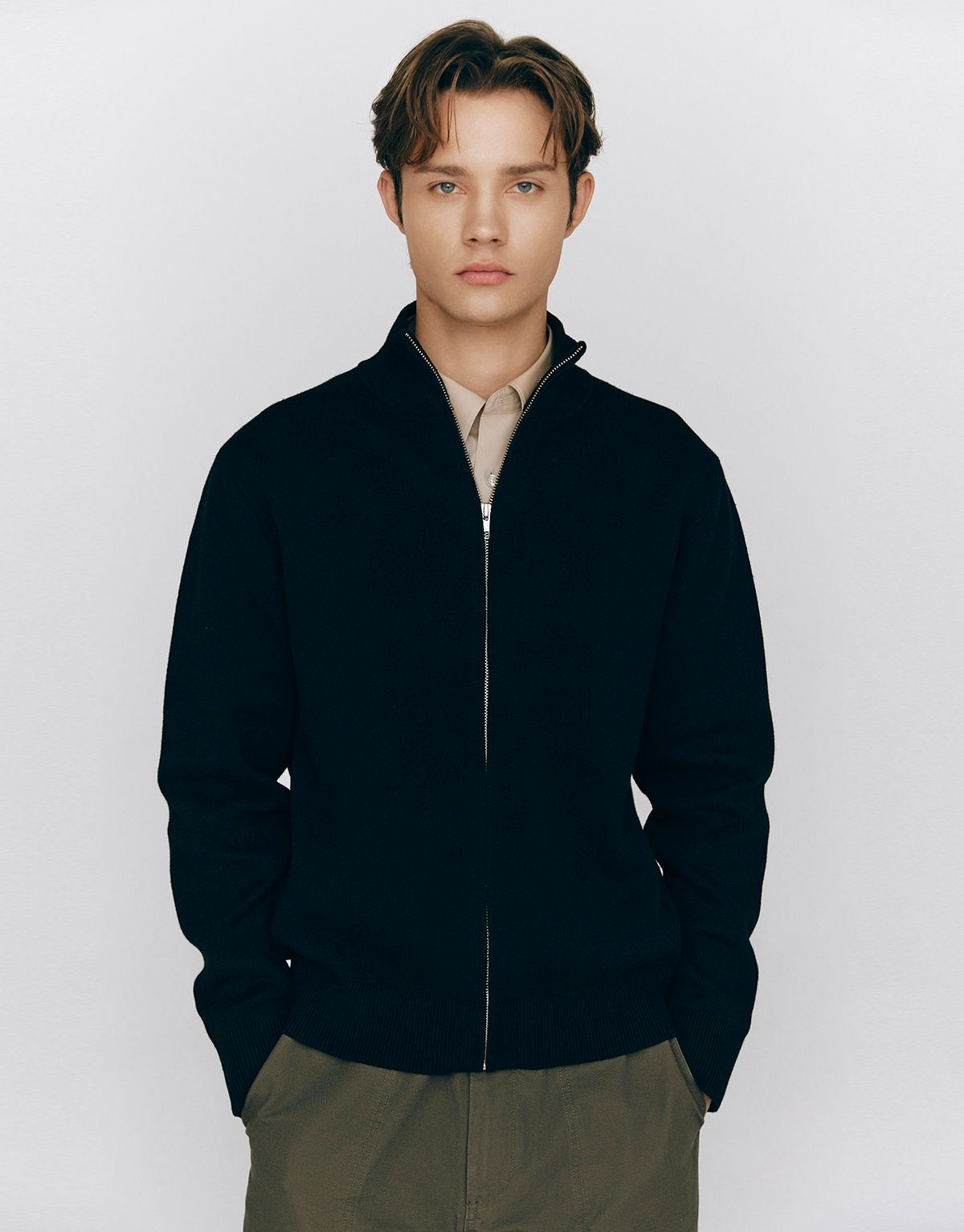 지오다노(GIORDANO) 니트 집업(12GG) 055507 [2color]