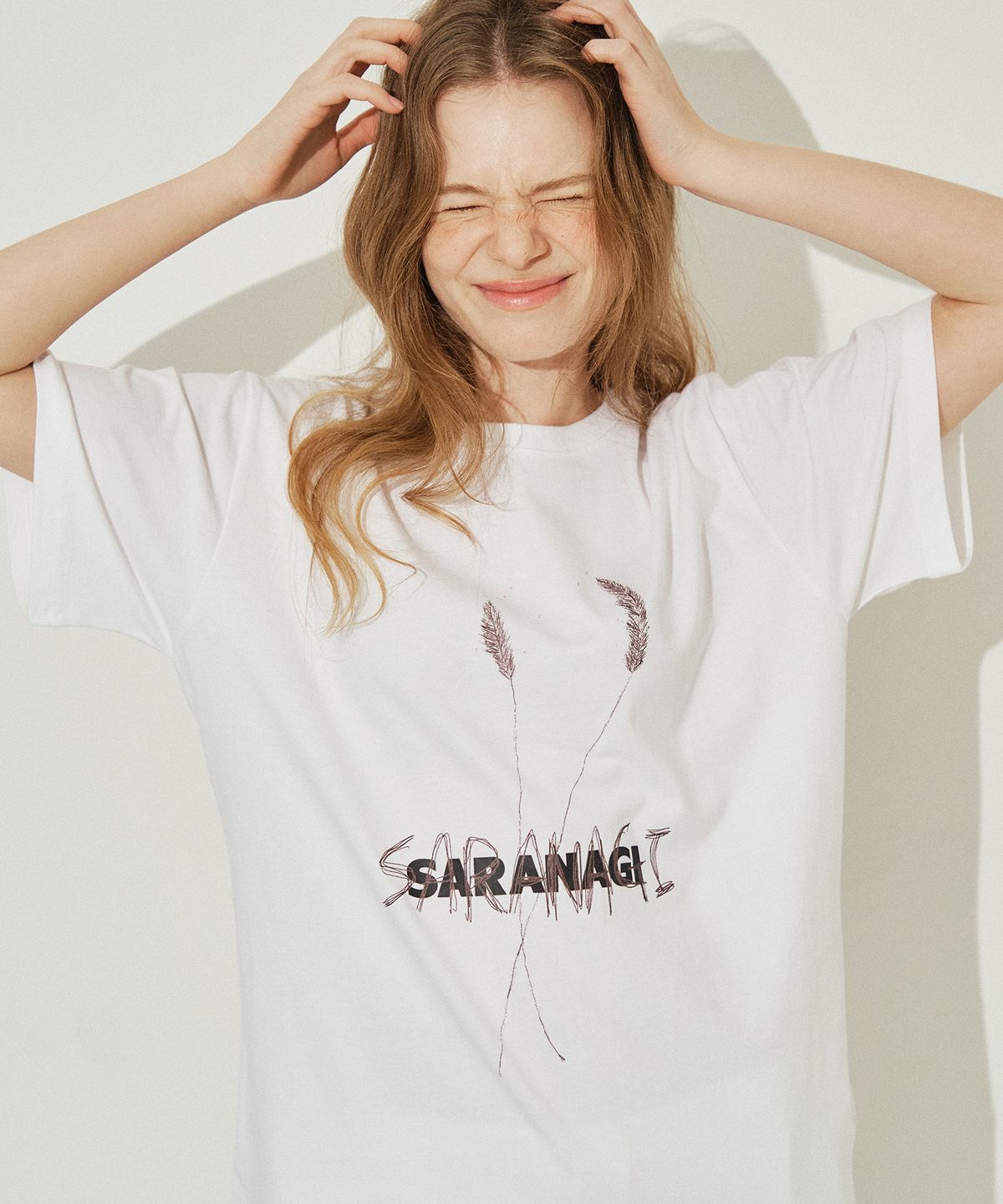 사라나기(SARANAGI) SE0532-T-SHIRT(white)