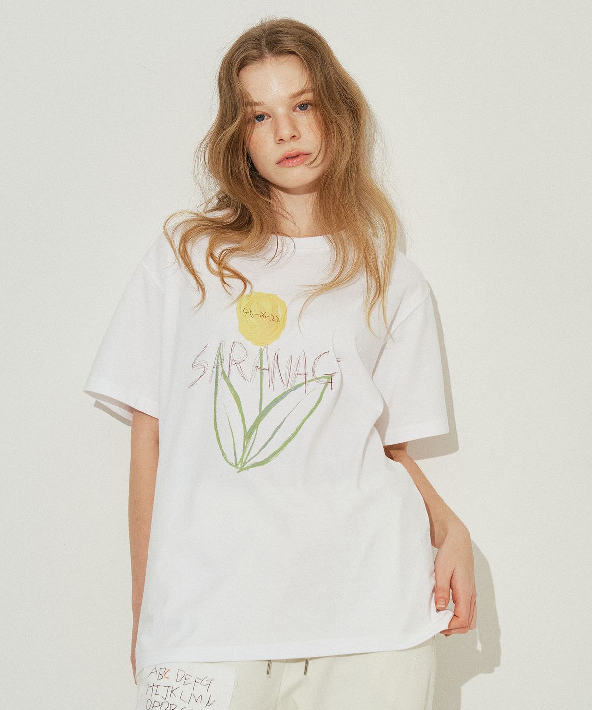 사라나기(SARANAGI) SE0533-T-SHIRT(white)