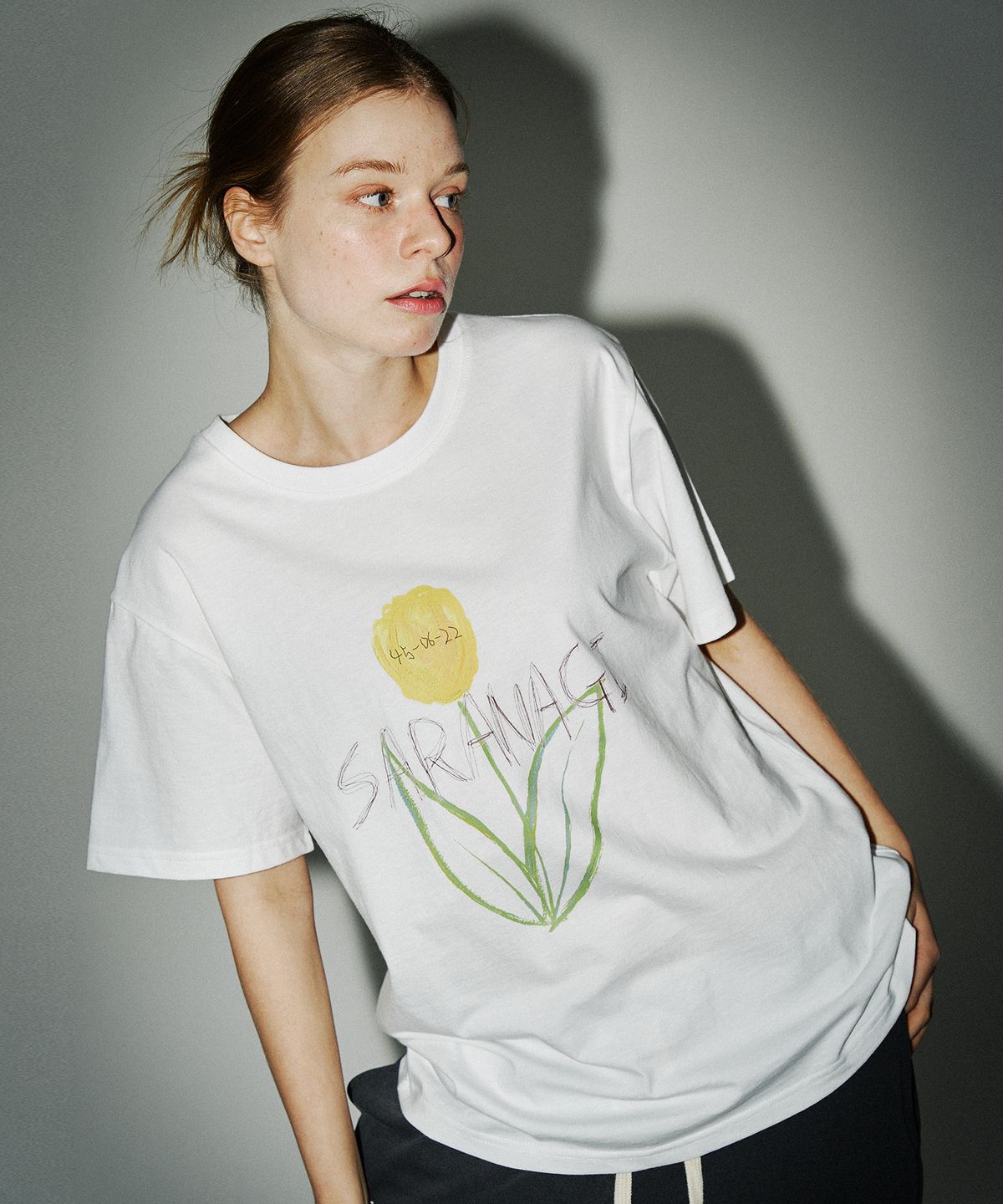사라나기(SARANAGI) SE0533-T-SHIRT(white)