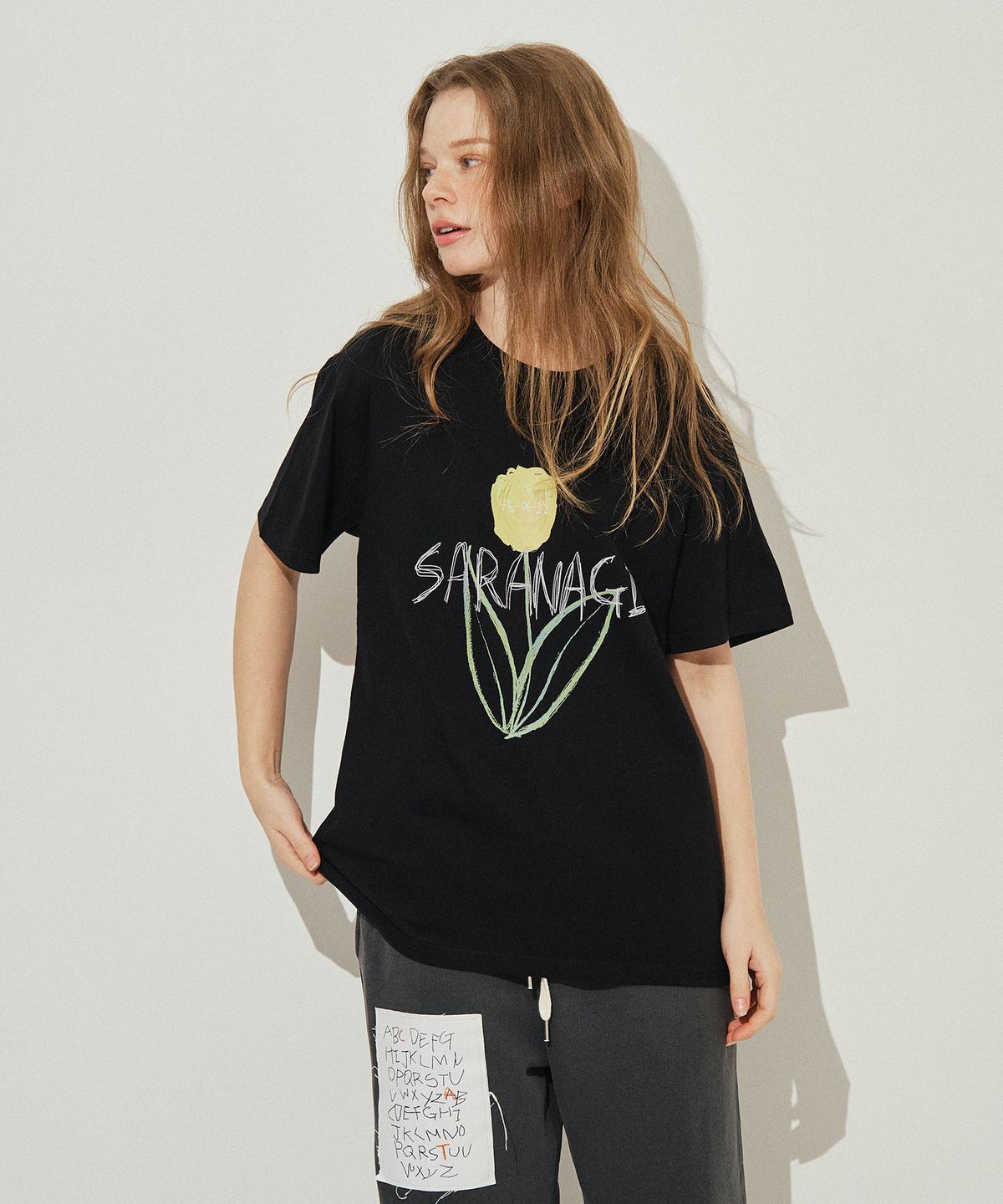 사라나기(SARANAGI) SE0533-T-SHIRT(black)