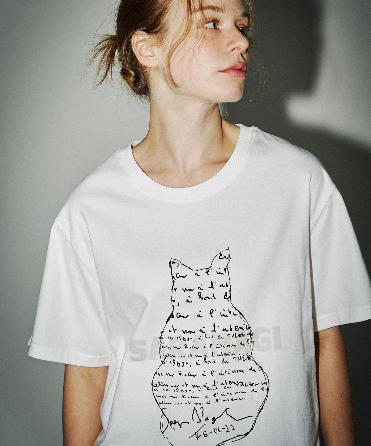 사라나기(SARANAGI) SE0535-T-SHIRT(white)