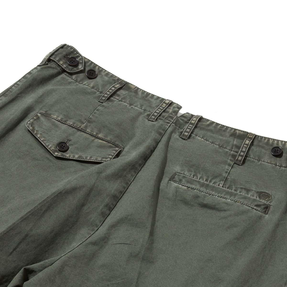 펜필드(PENFIELD) 페이디드 러스트 코튼 치노 올리브_FR2WP27U