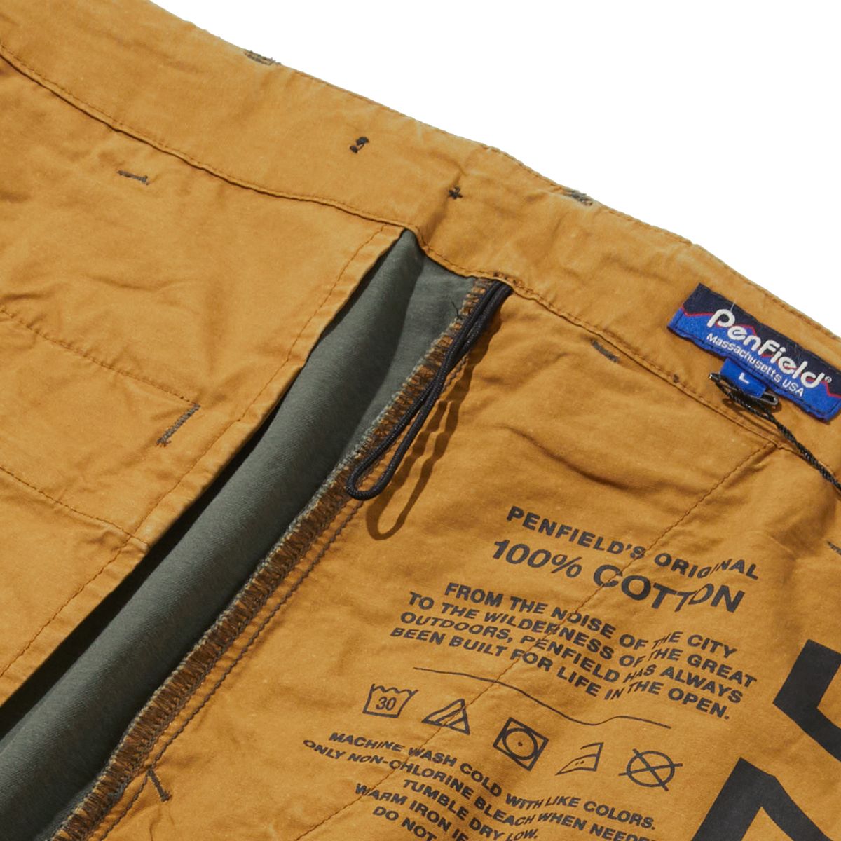 펜필드(PENFIELD) 페이디드 러스트 코튼 치노 올리브_FR2WP27U