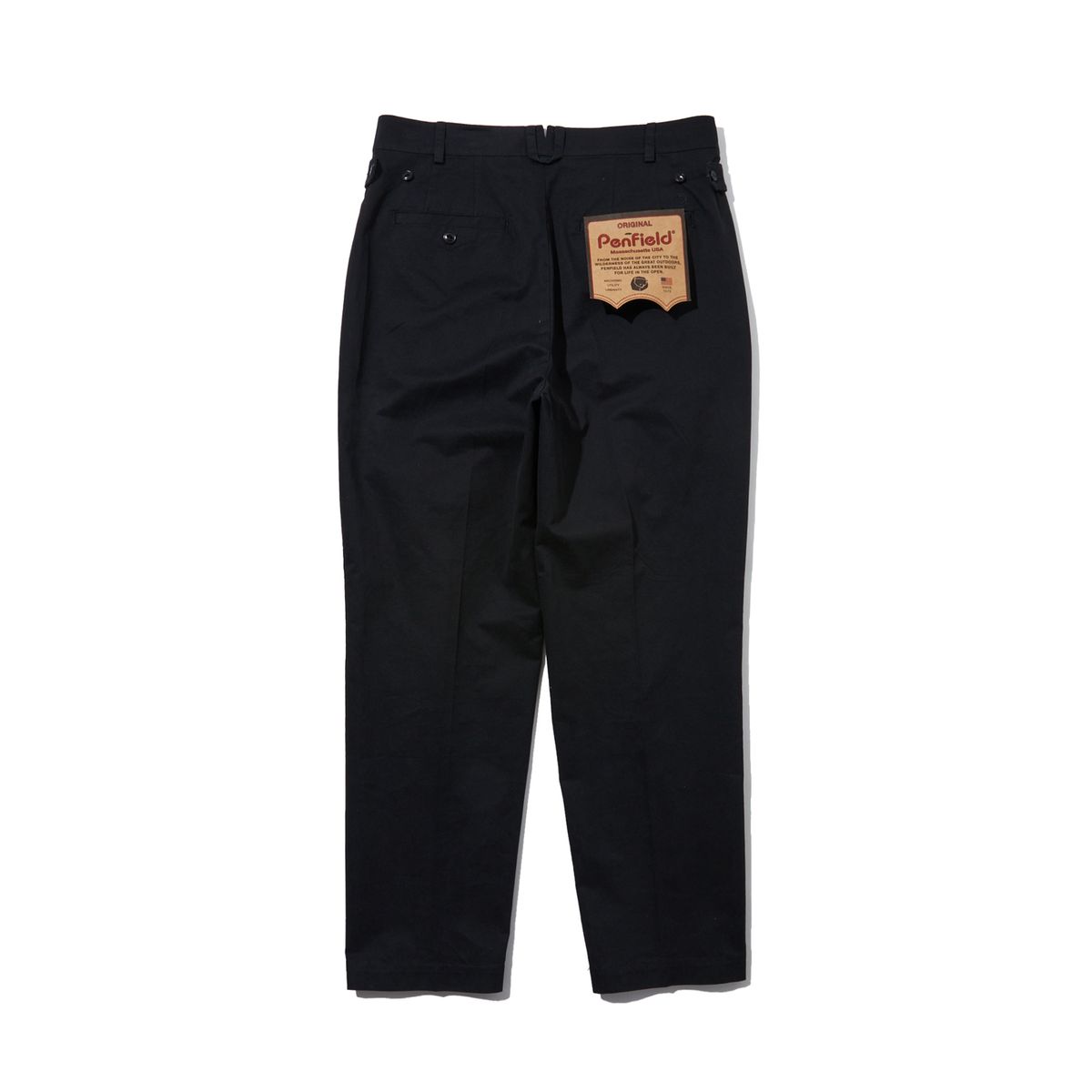 펜필드(PENFIELD) 페이디드 투턱 코튼 치노 블랙_FR1WP22U