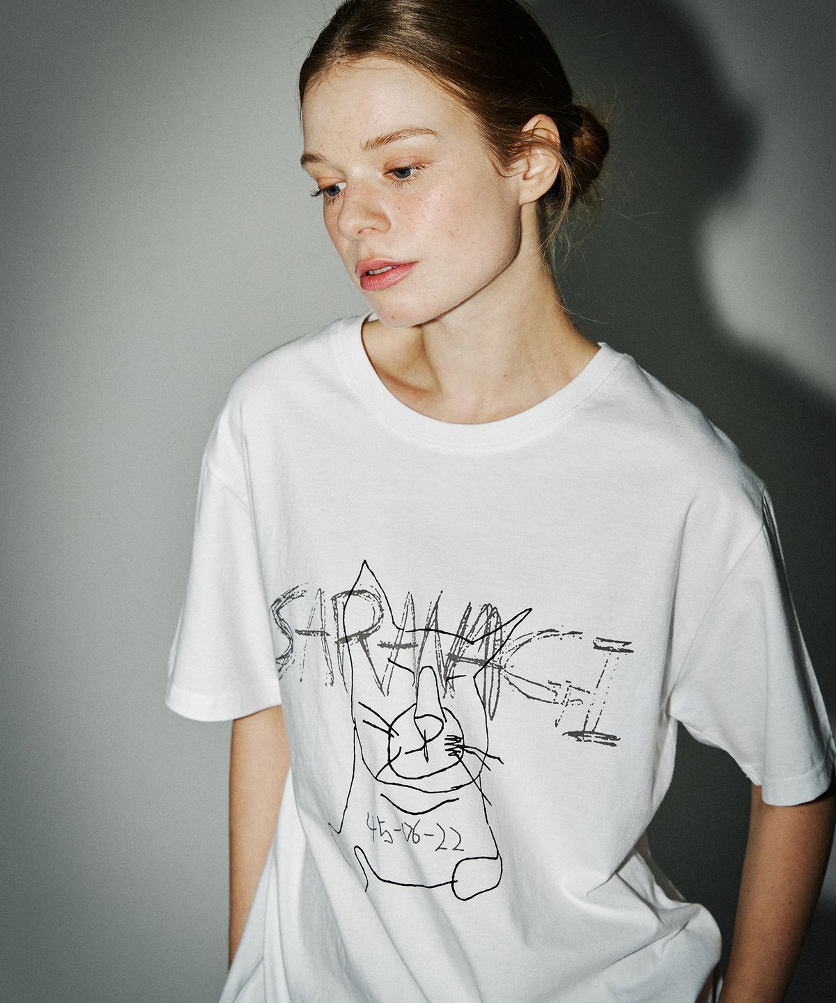 사라나기(SARANAGI) SE0536-T-SHIRT(white)