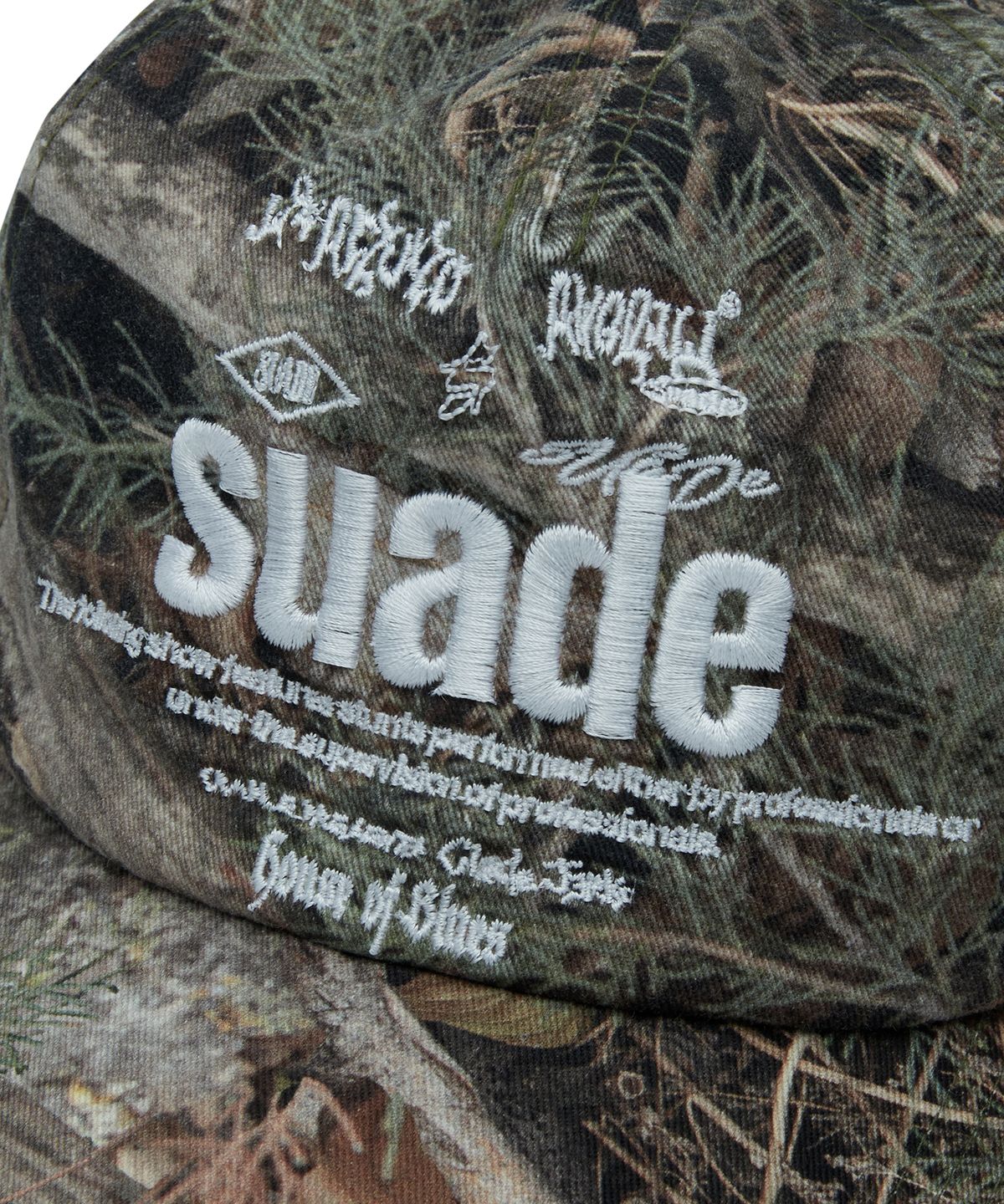 스웨이드(SUADE) MIXED LOGO BALL CAP [TREE CAMO]