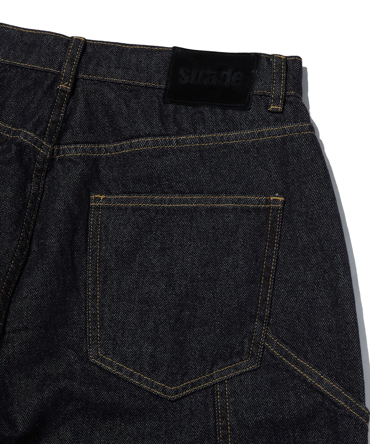 스웨이드(SUADE) CARPENTER DENIM SHORTS [RAW INDIGO]