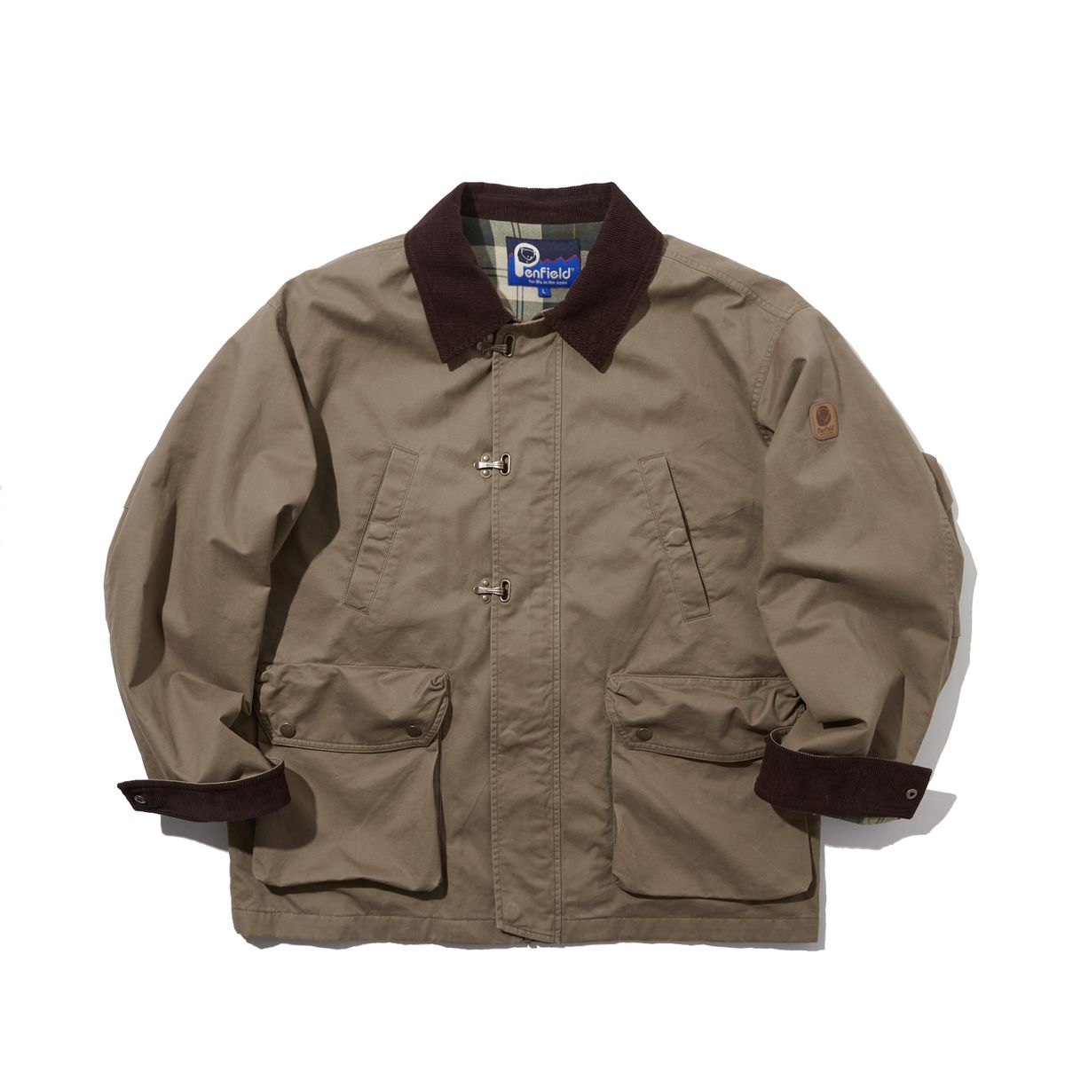 펜필드(PENFIELD) 시그니처 페이디드 코튼 워크 코트 베이지_FR1WJ32U