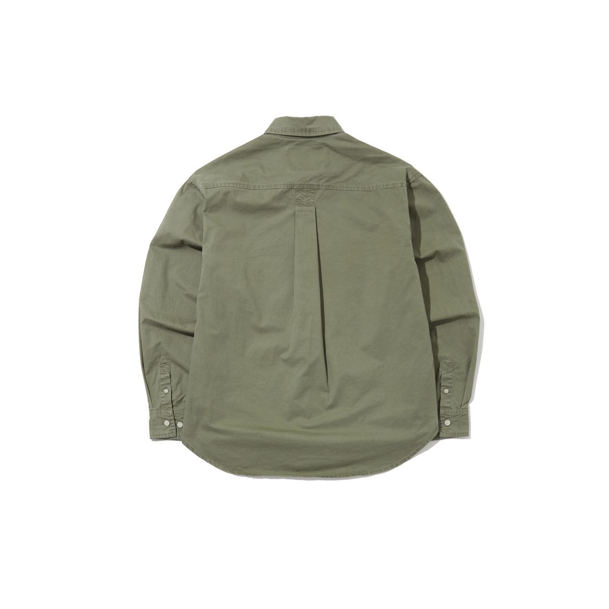 펜필드(PENFIELD) 페이디드 코튼 버튼 다운 셔츠 올리브_FR1WR12U