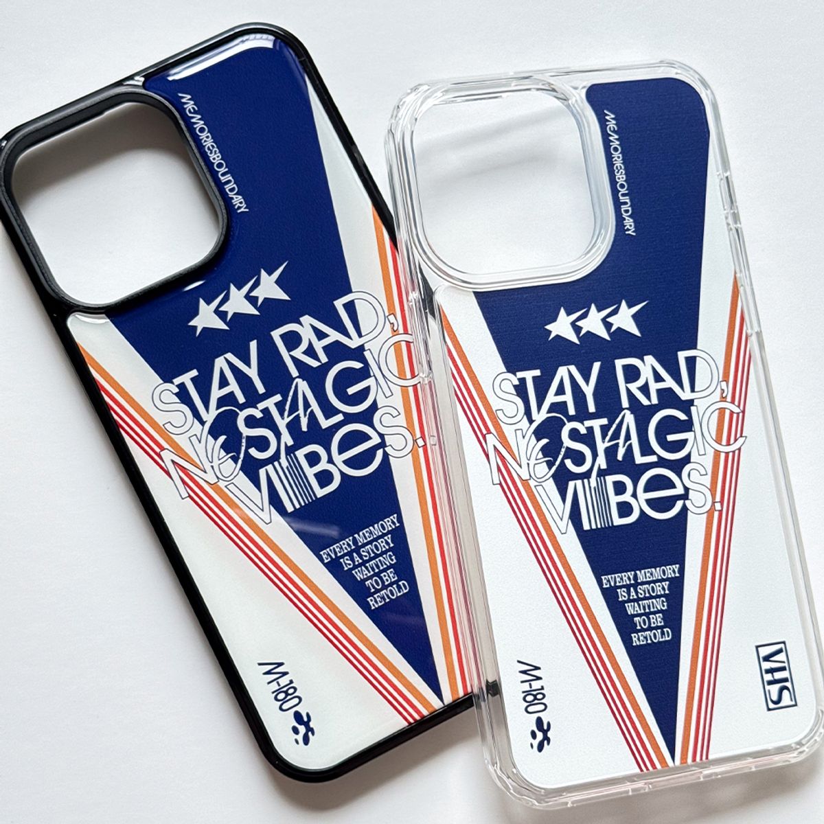 메모리즈바운더리(MEMORIESBOUNDARY) Nostalgic Vibes Retro VHS Phone Case (Ver.2) (GelHard / Magsafe)