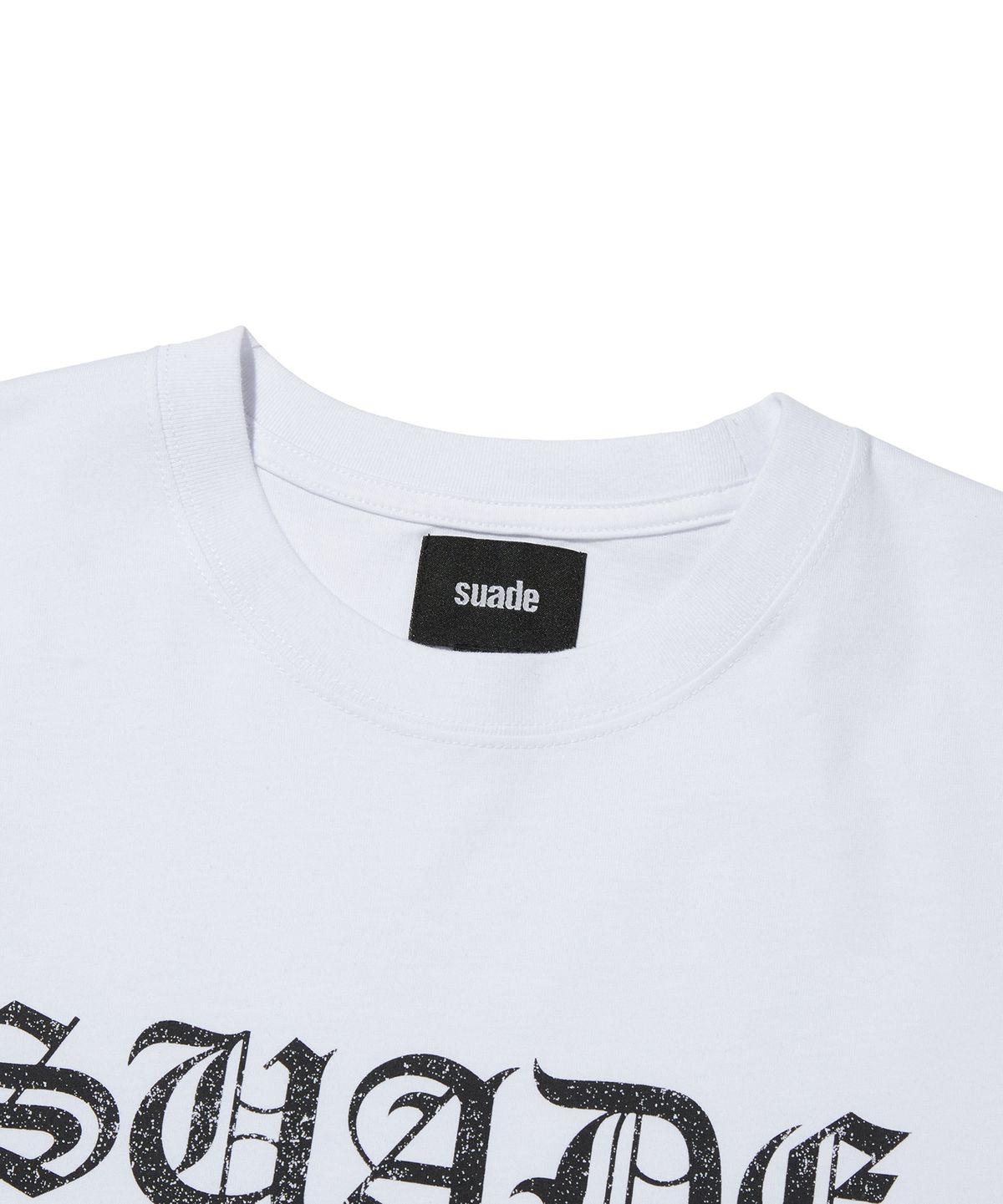 스웨이드(SUADE) CRACK PRINTED TEE [WHITE]