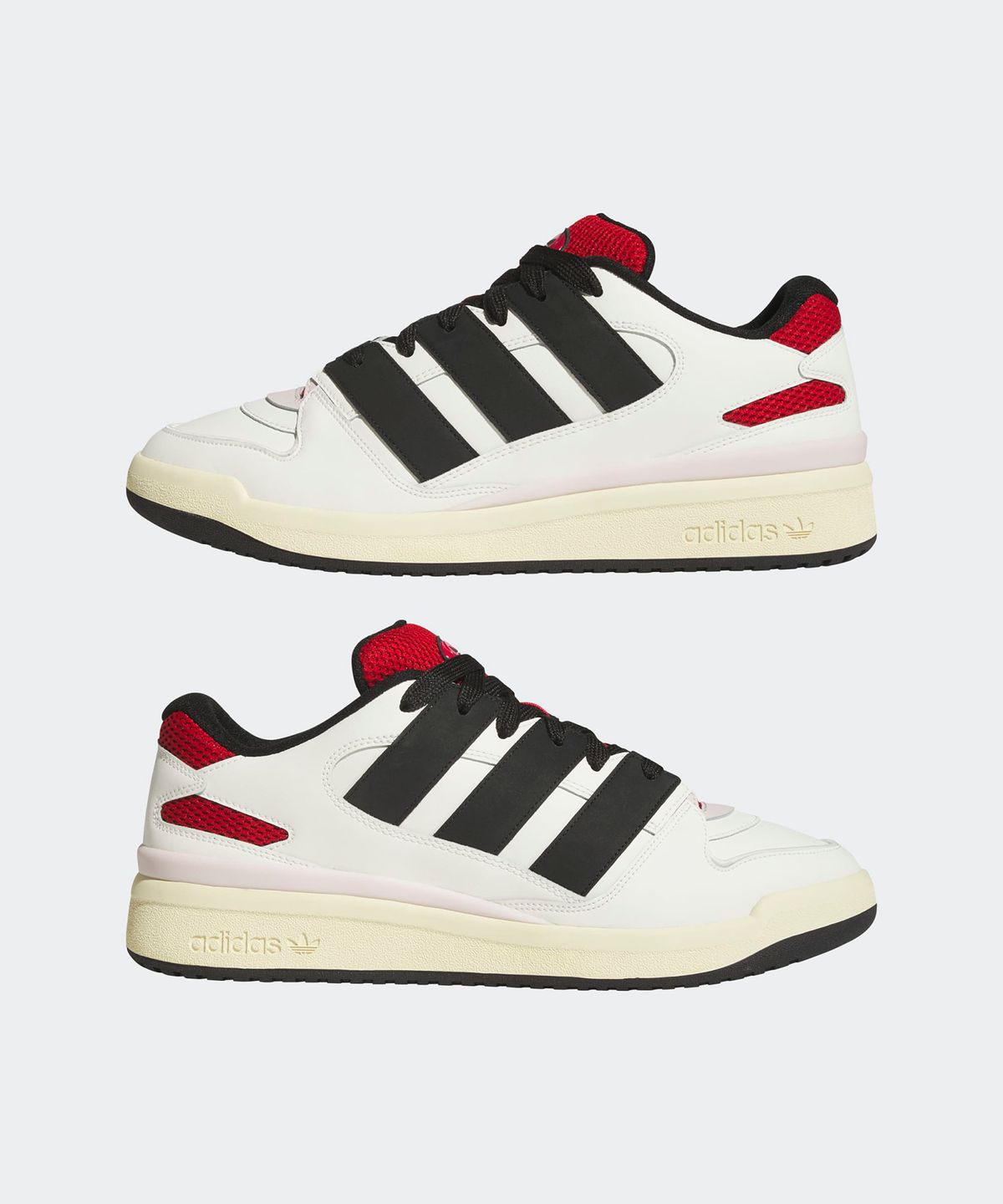 아디다스(ADIDAS) 포럼 2000 - 화이트:블랙:레드  / JI3277