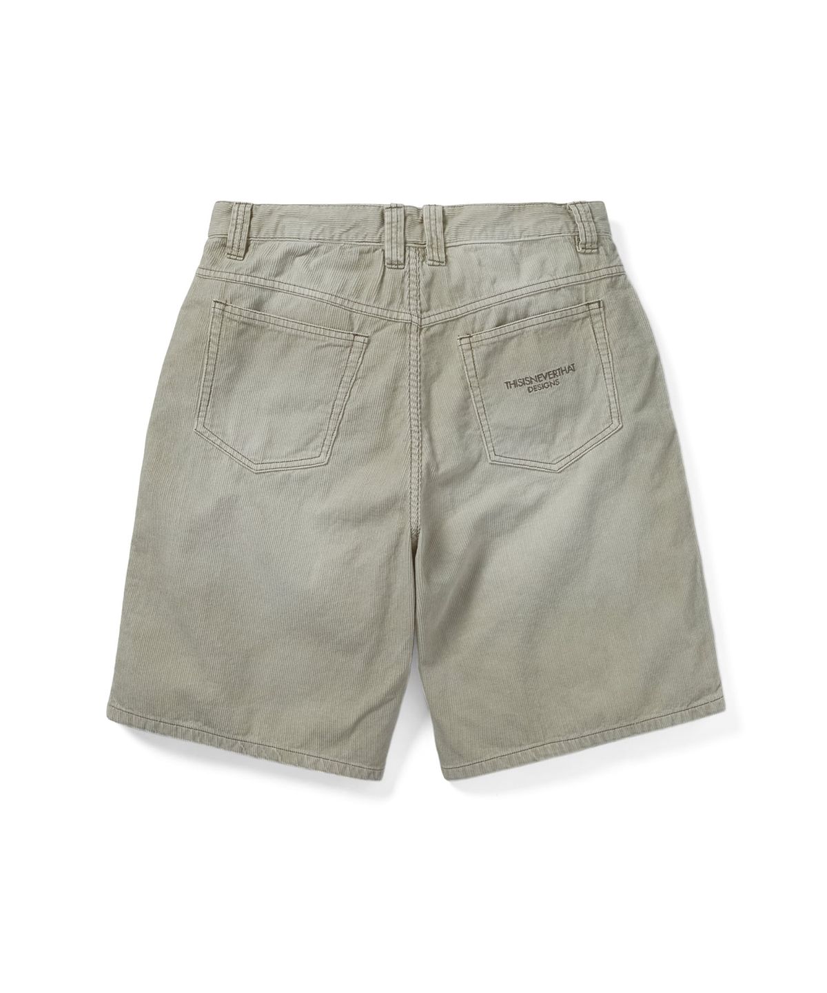 디스이즈네버댓(THISISNEVERTHAT) Overdyed Corduroy Short Beige