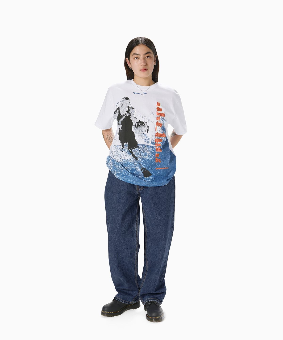 디스이즈네버댓(THISISNEVERTHAT) Relaxed Jeans Blue