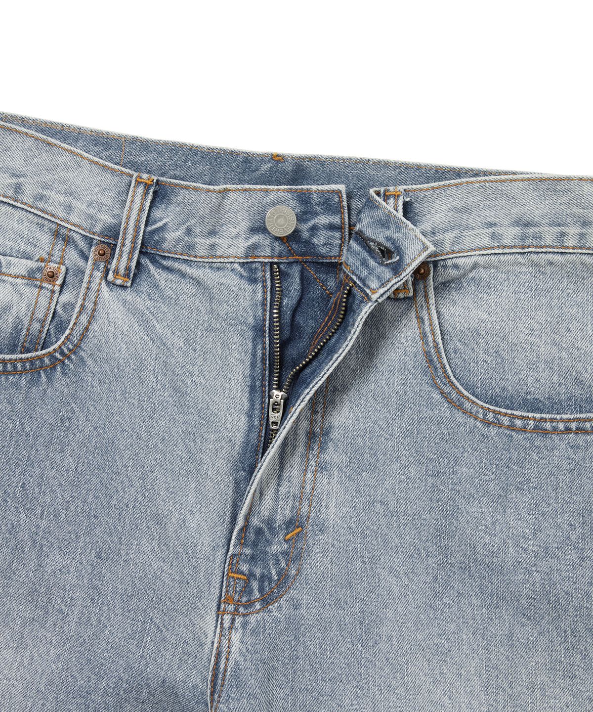 디스이즈네버댓(THISISNEVERTHAT) Regular Jeans Washed Blue