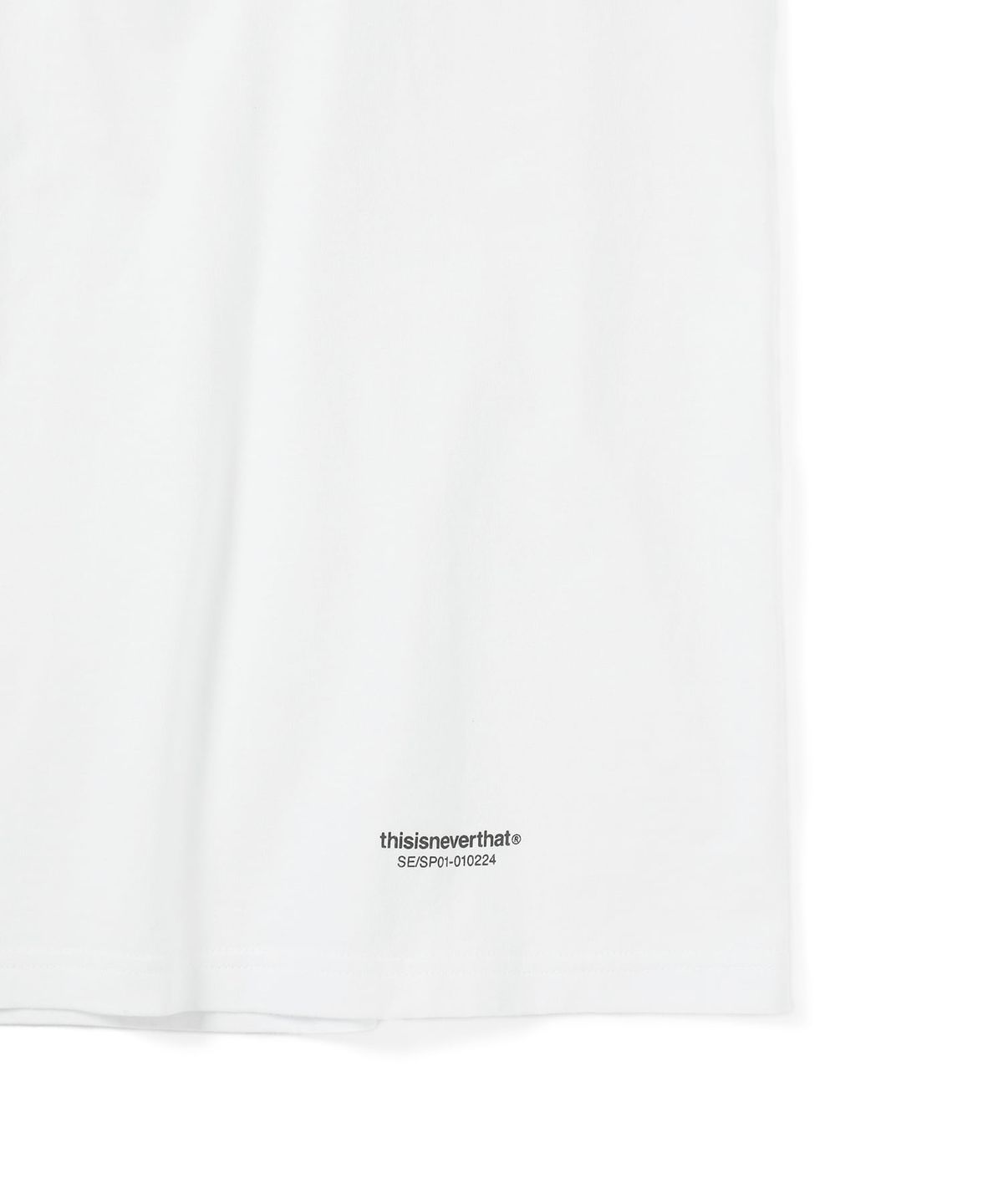 디스이즈네버댓(THISISNEVERTHAT) 3 TAGLESS T-SHIRTS White