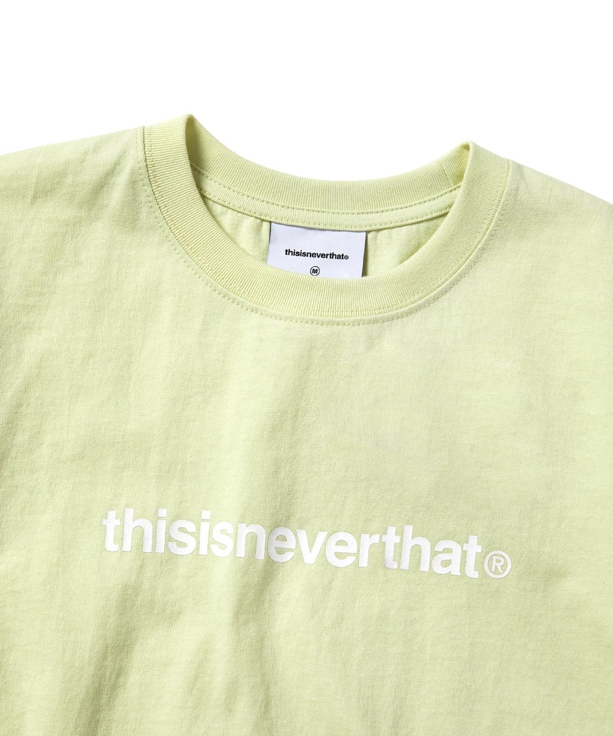 디스이즈네버댓(THISISNEVERTHAT) T-Logo W Tee Yellow Green