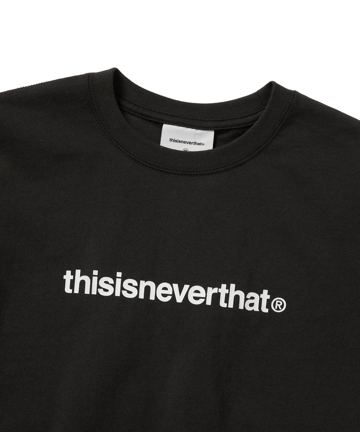 디스이즈네버댓(THISISNEVERTHAT) T-Logo W Tee Off Black