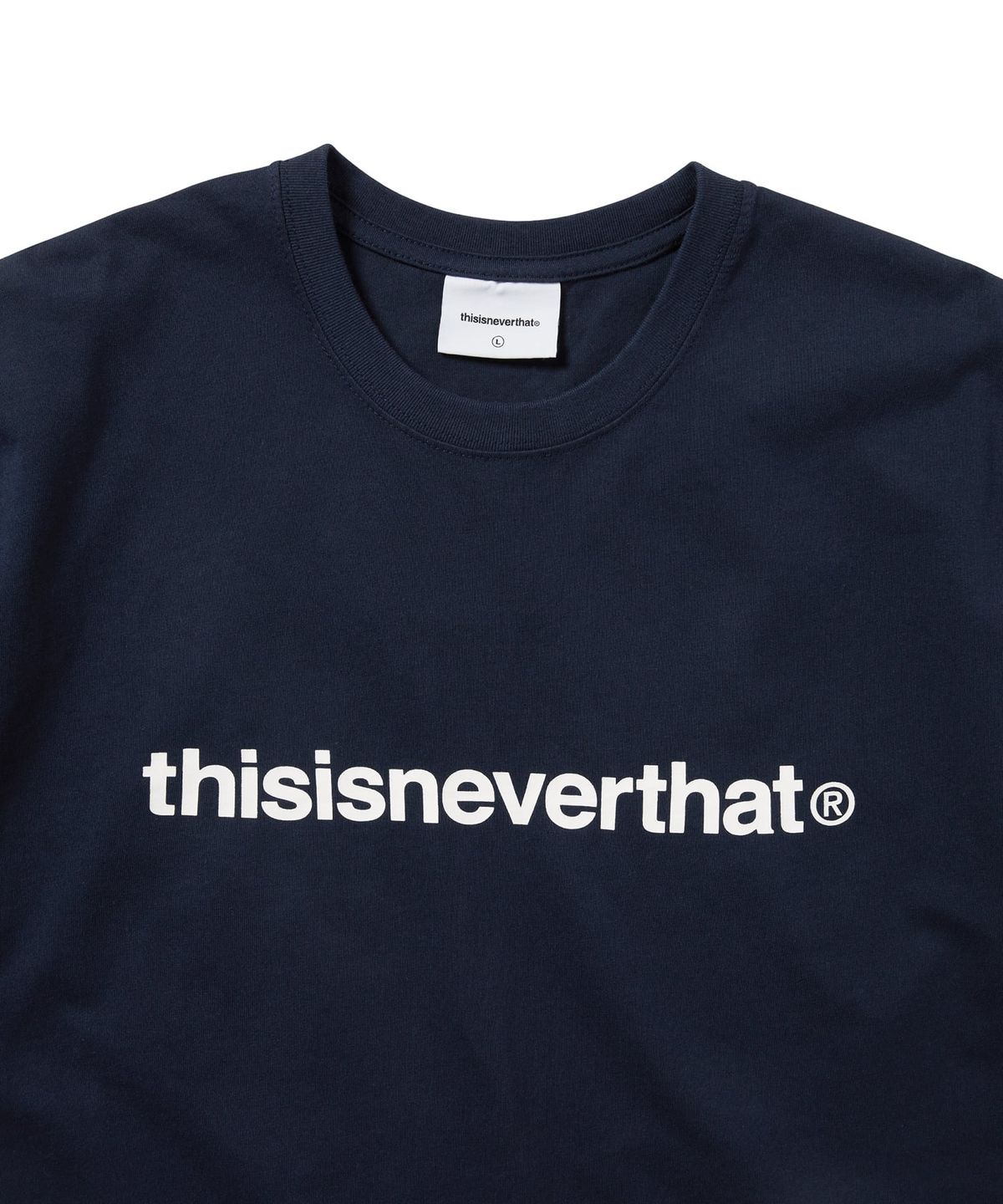 디스이즈네버댓(THISISNEVERTHAT) (SS25) T-Logo Tee Navy