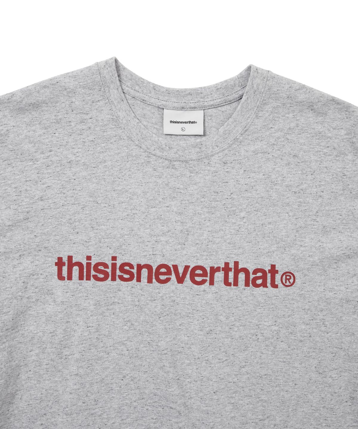 디스이즈네버댓(THISISNEVERTHAT) T-Logo Tee Heather Grey
