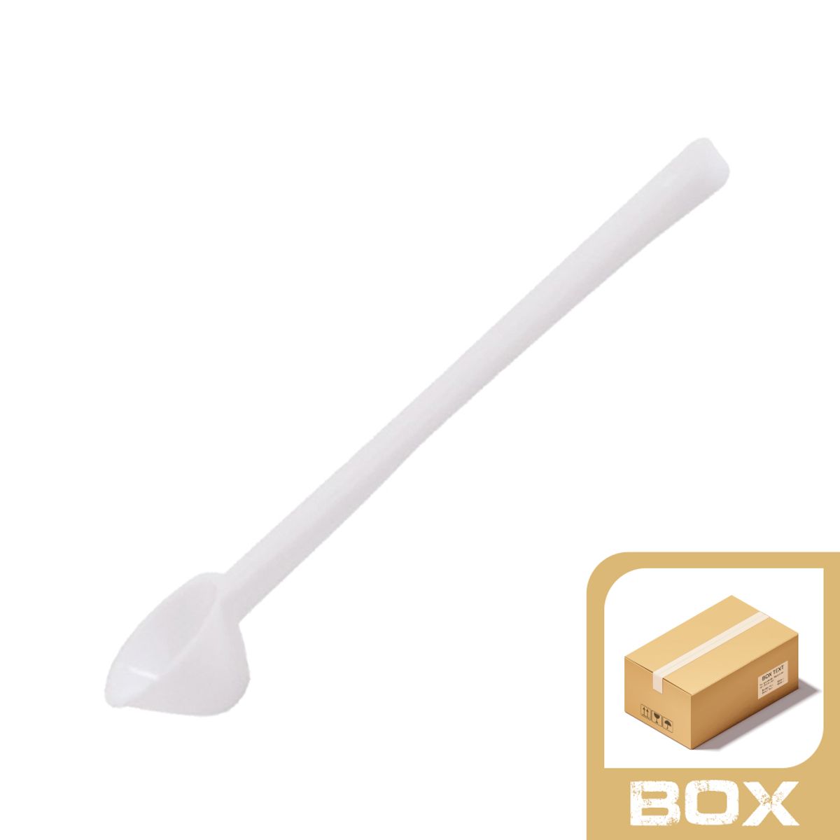아조아(AJOAH) 계량스푼 0.5g - 80mm 화이트 10,000개 1박스 플라스틱 국산 분말 세제
