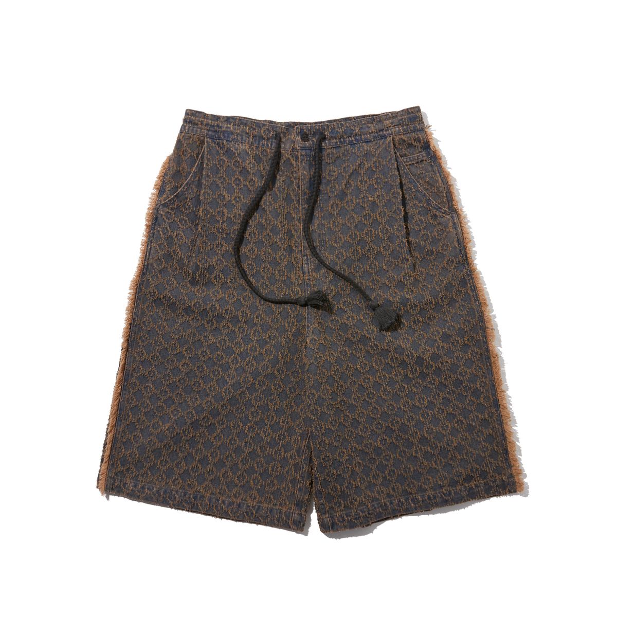펜필드(PENFIELD) 패턴 데님 버뮤다 팬츠 다크인디고_FR1WP10U