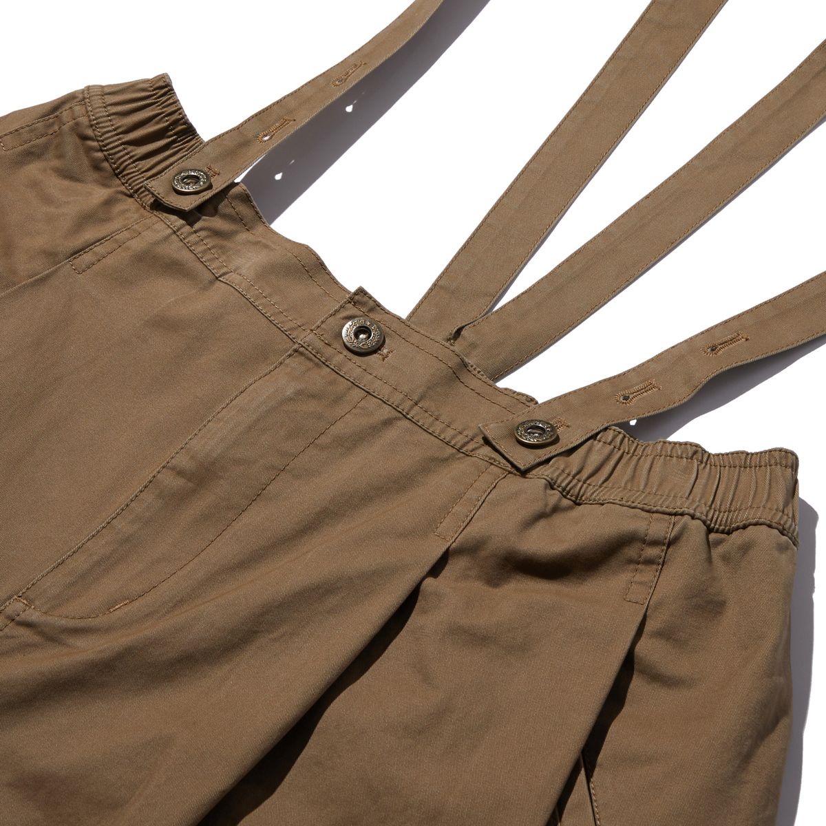 펜필드(PENFIELD) 페이디드 서스펜더 큐롯 팬츠 베이지_FR1WP30U