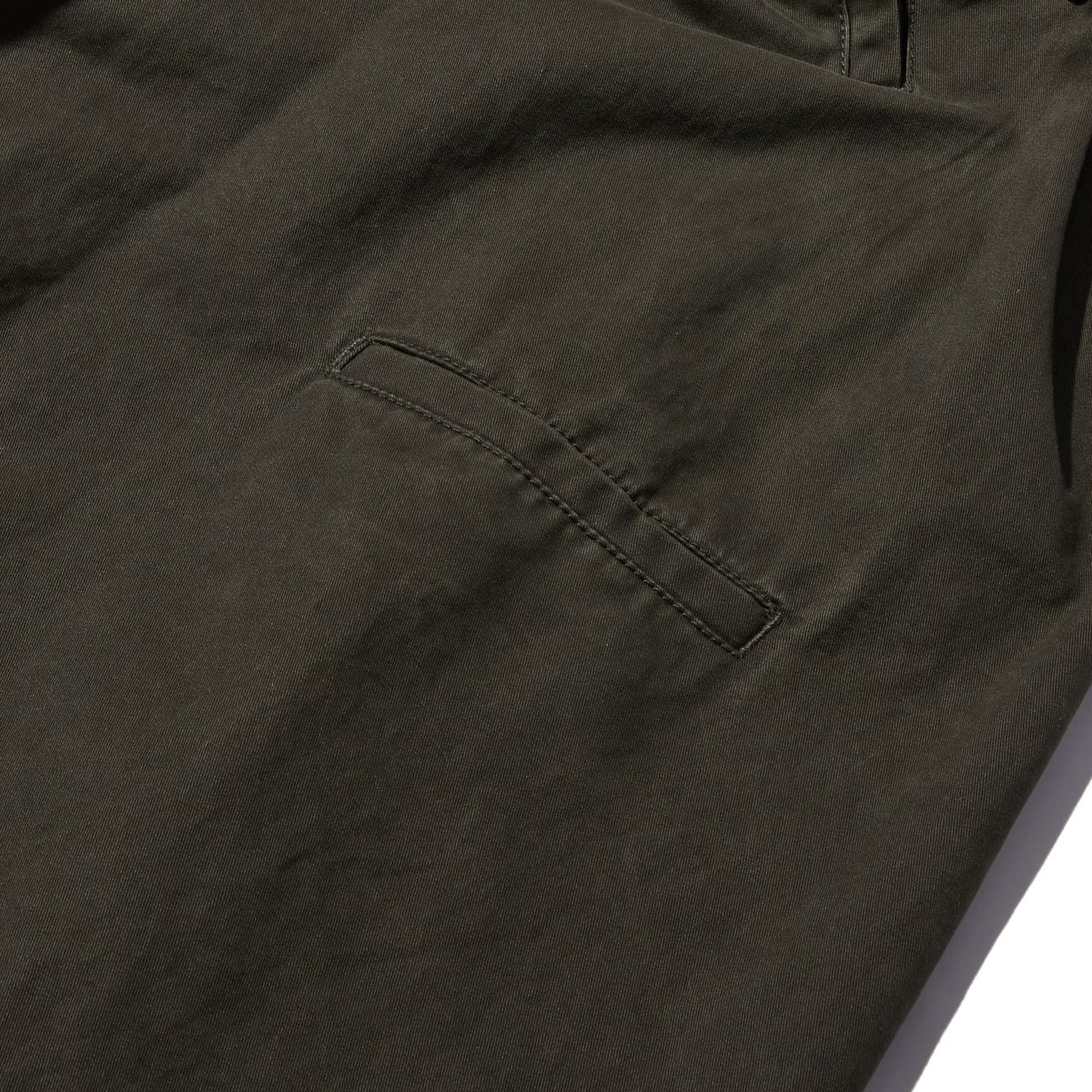 펜필드(PENFIELD) 페이디드 서스펜더 큐롯 팬츠 올리브_FR1WP31U