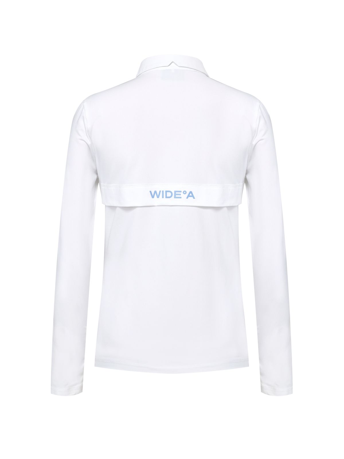 와이드앵글(WIDEANGLE) TO 절개 포인트 폴로 티셔츠 L_White
