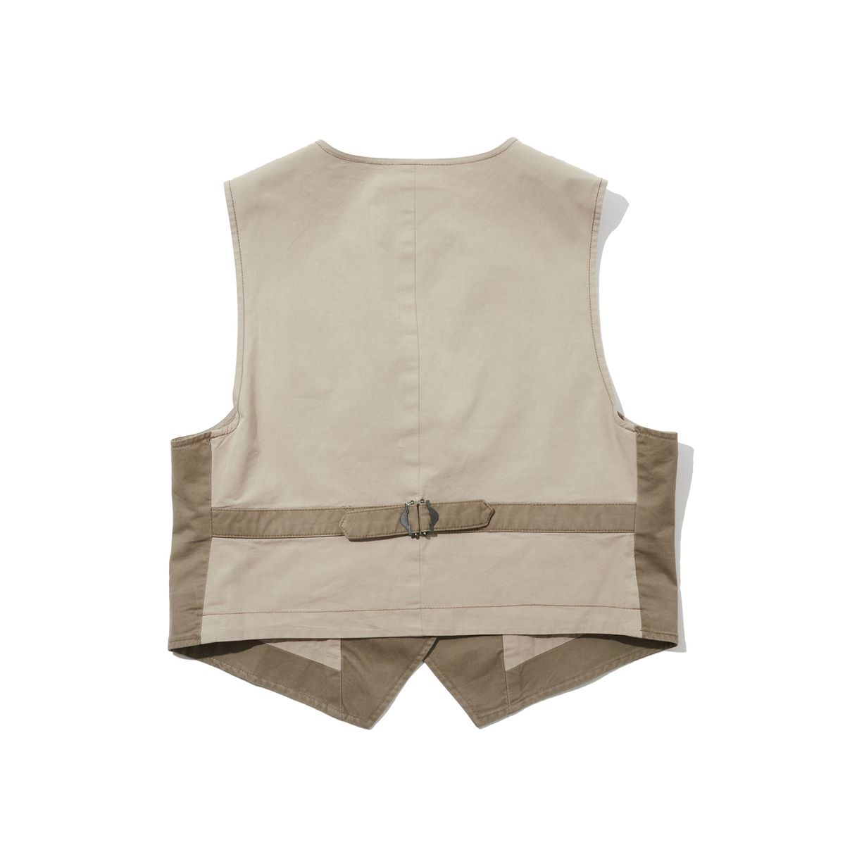 펜필드(PENFIELD) 우먼즈 시그니처 페이디드 코튼 메디발 베스트 베이지_FR2WV01F