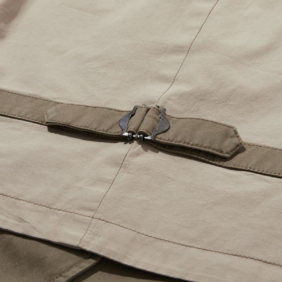 펜필드(PENFIELD) 우먼즈 시그니처 페이디드 코튼 메디발 베스트 베이지_FR2WV01F