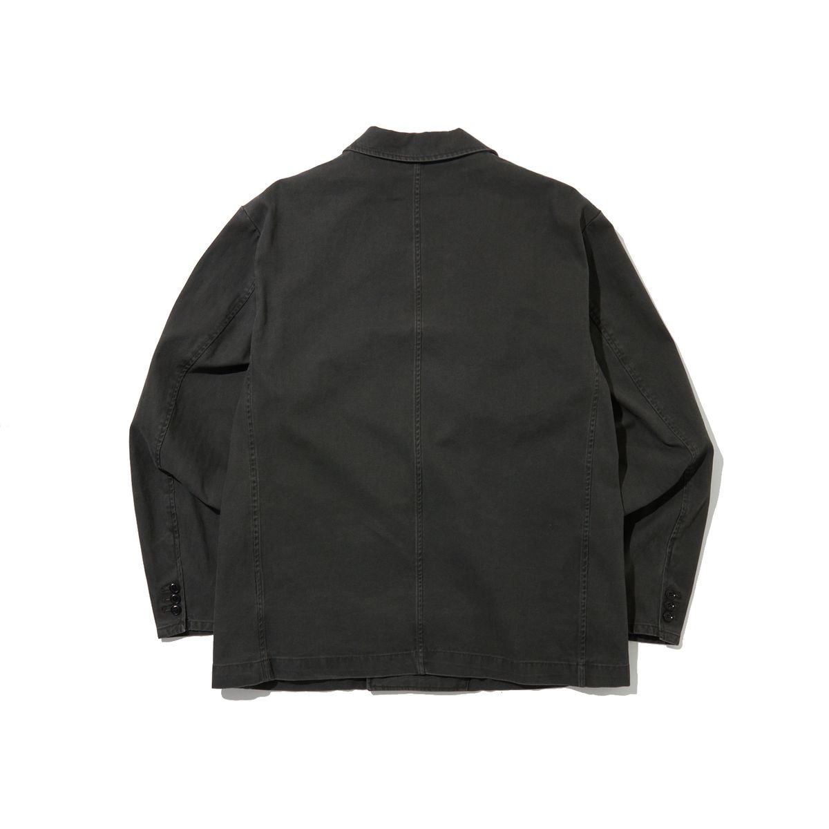 펜필드(PENFIELD) 페이디드 코튼 헤링본 더블 브레스티드 자켓 차콜_FR1WJ35U