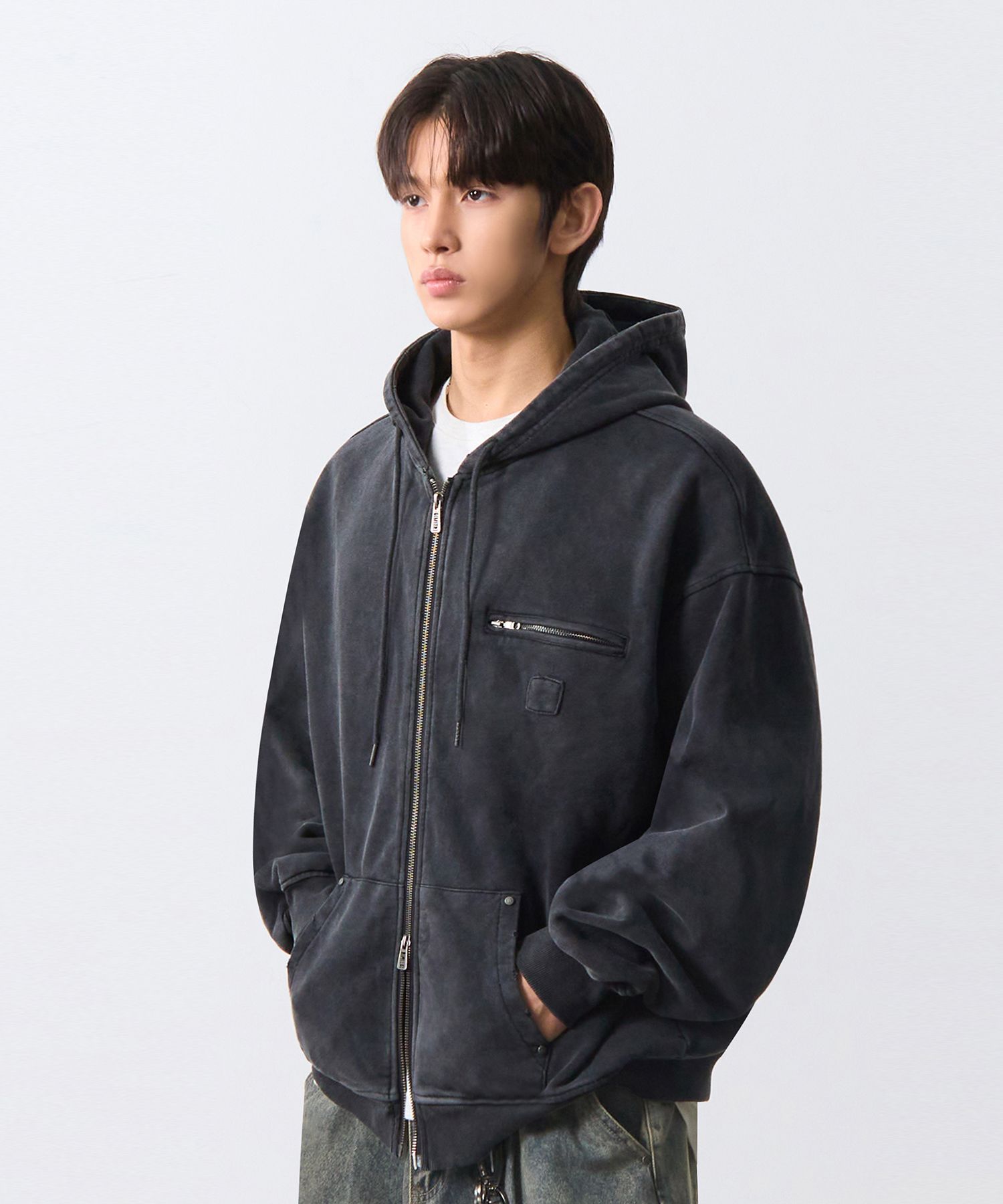 ★DIMITRI BLACK★ 2WAY Essential Corduroy Hood Zip-up Black MUSINSA | DIMITRI BLACK 2WAY OG Essential Detroit Sweat