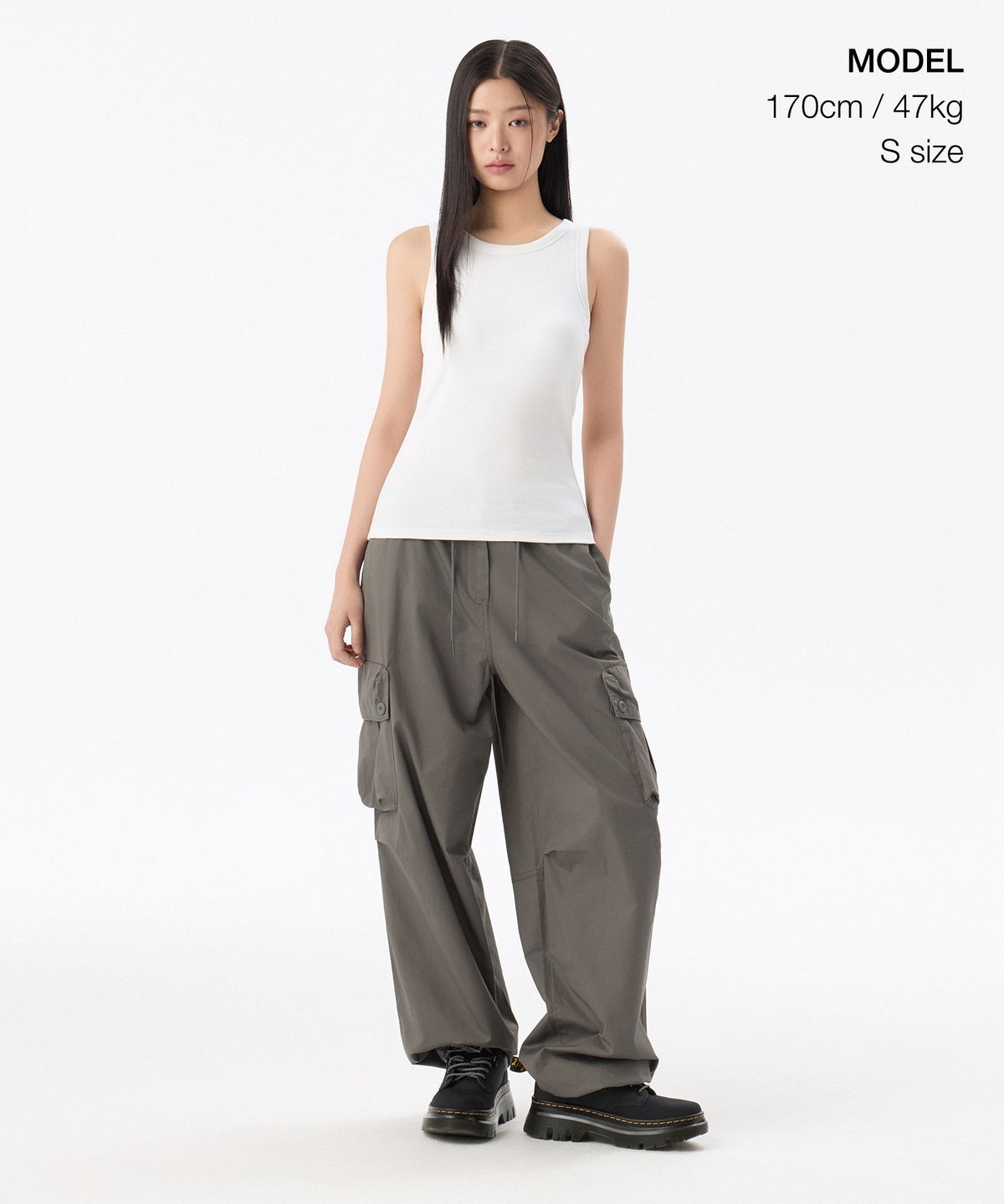무신사 스탠다드 우먼(MUSINSA STANDARD WOMAN) 우먼즈 에센셜 브라 탱크탑 [화이트]